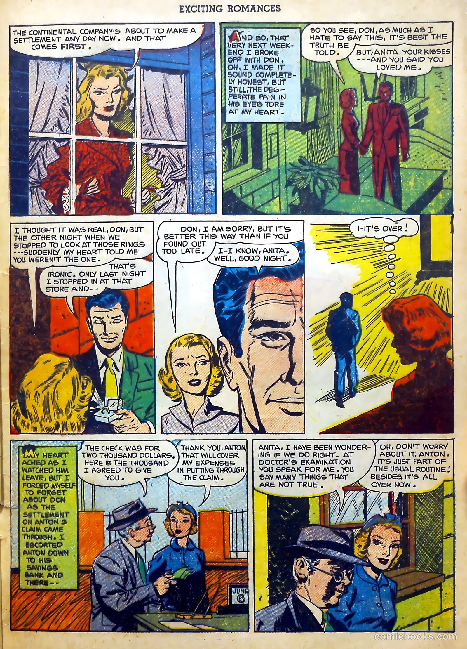 Exciting Romances #10 (1952) — page 21 of 37