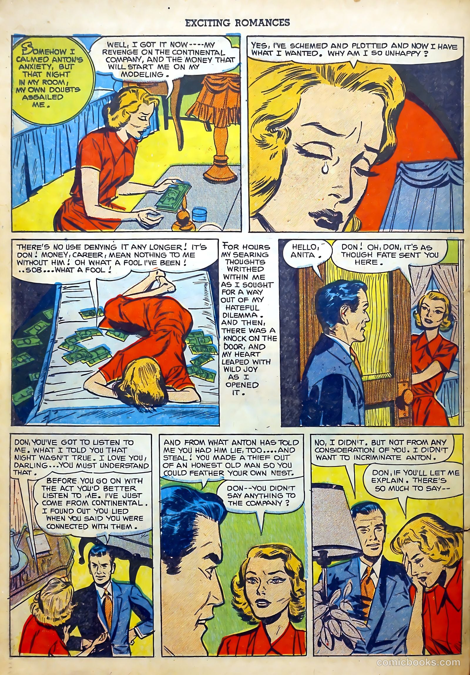 Exciting Romances #10 (1952) — page 22 of 37