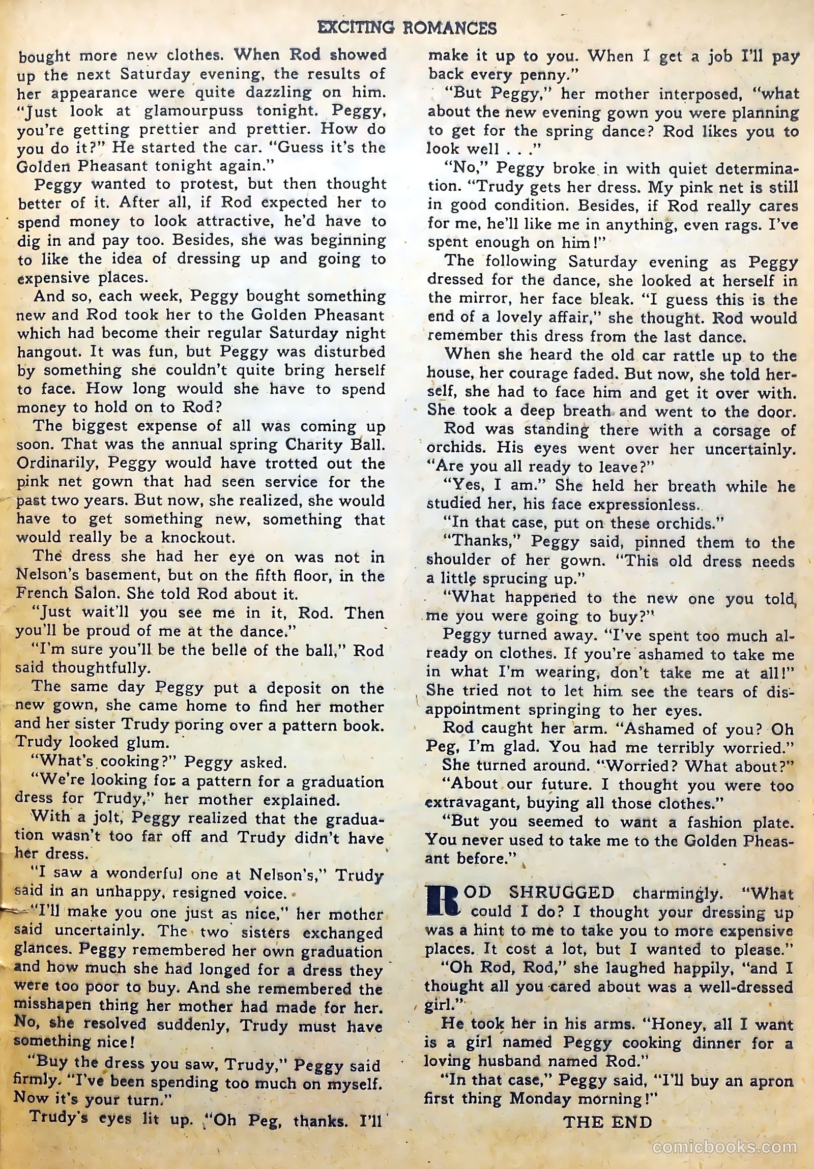 Exciting Romances #10 (1952) — page 25 of 37