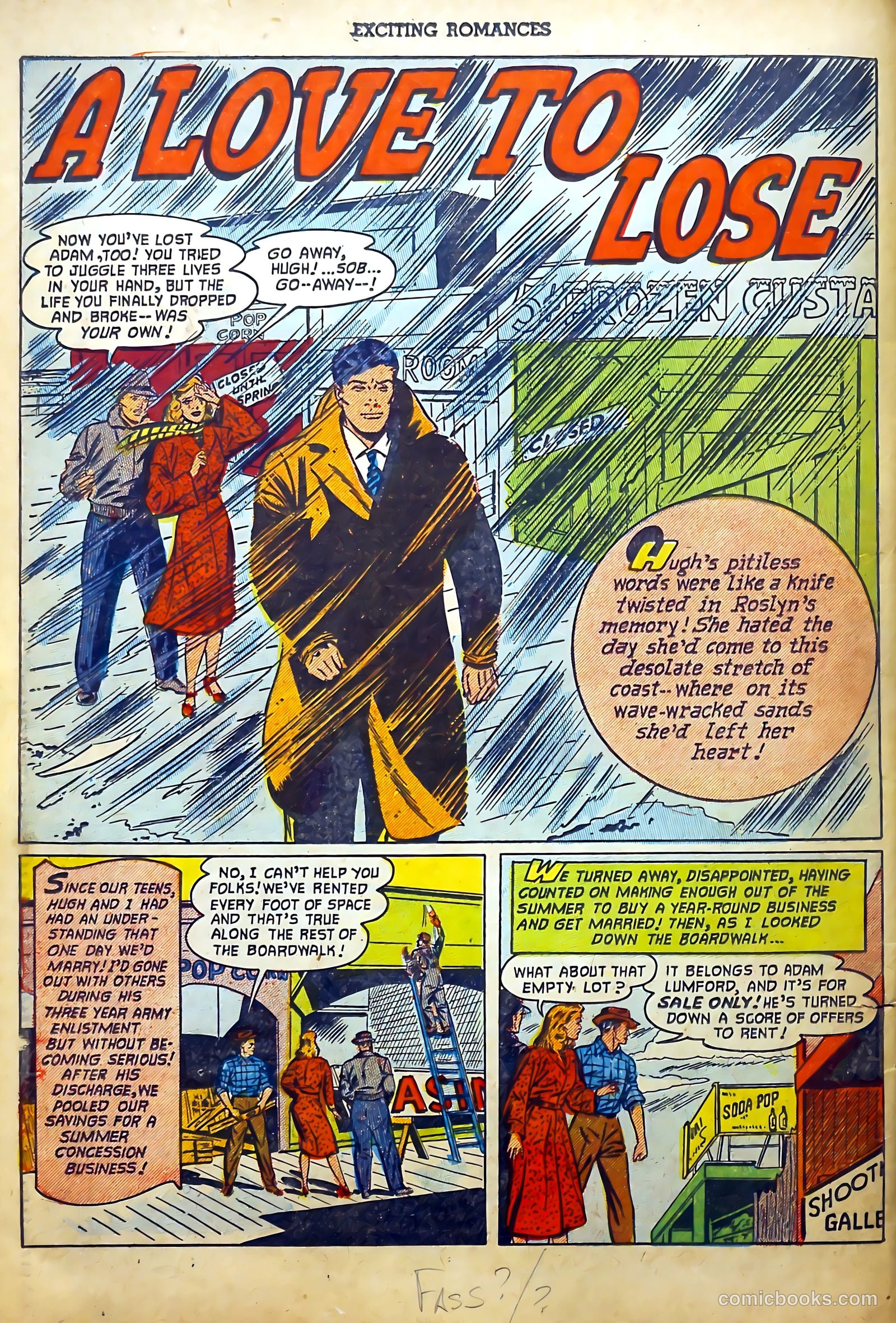 Exciting Romances #10 (1952) — page 26 of 37