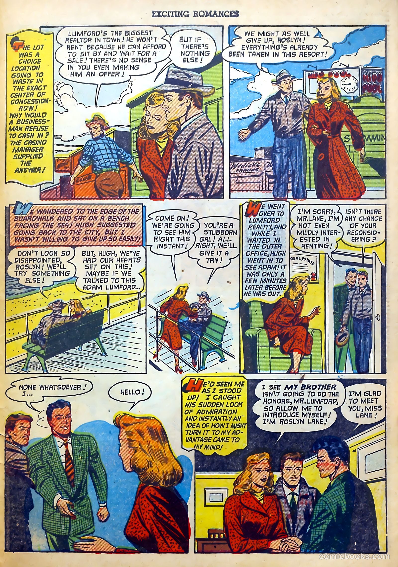 Exciting Romances #10 (1952) — page 27 of 37
