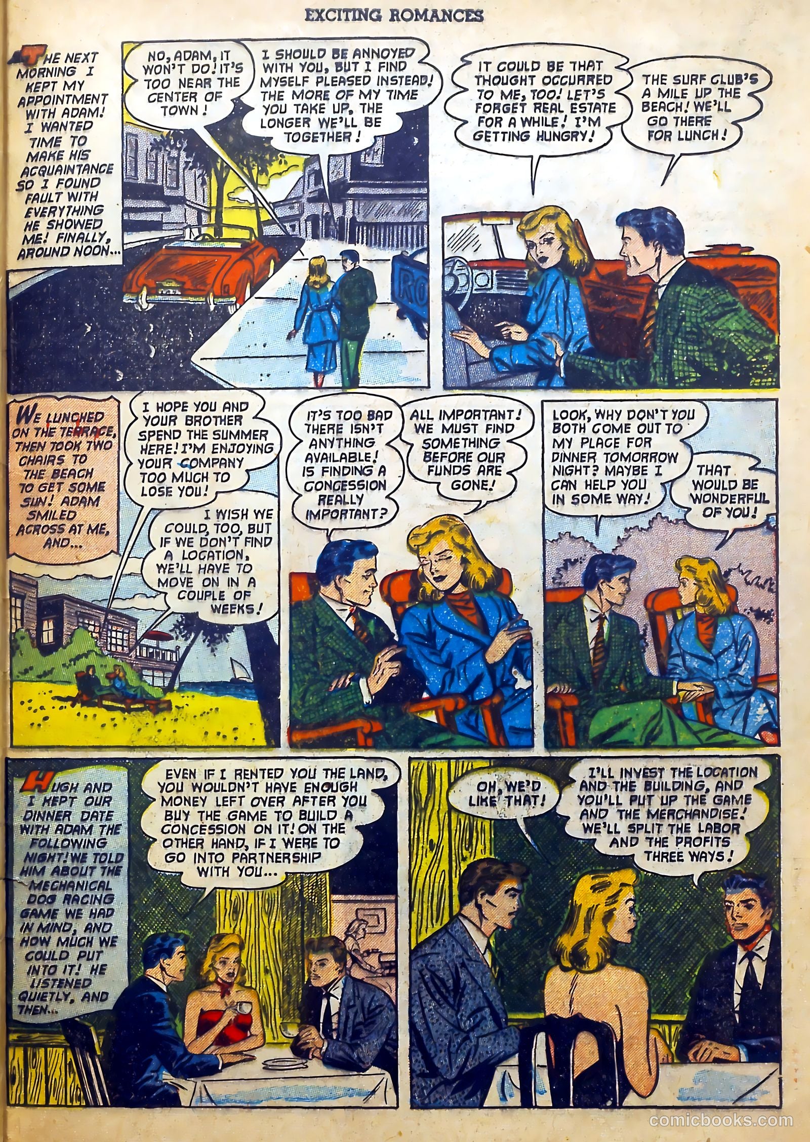 Exciting Romances #10 (1952) — page 29 of 37