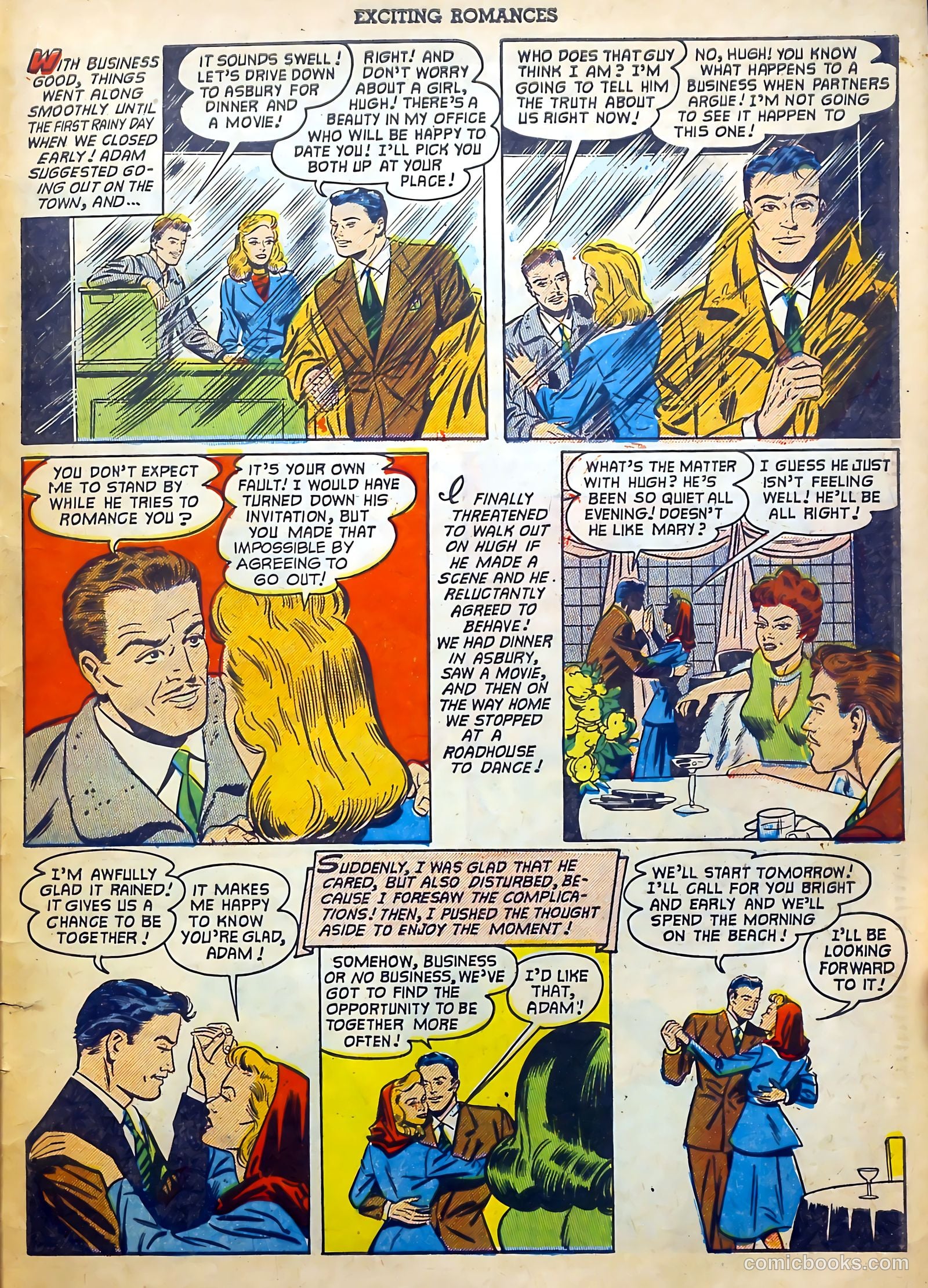 Exciting Romances #10 (1952) — page 31 of 37