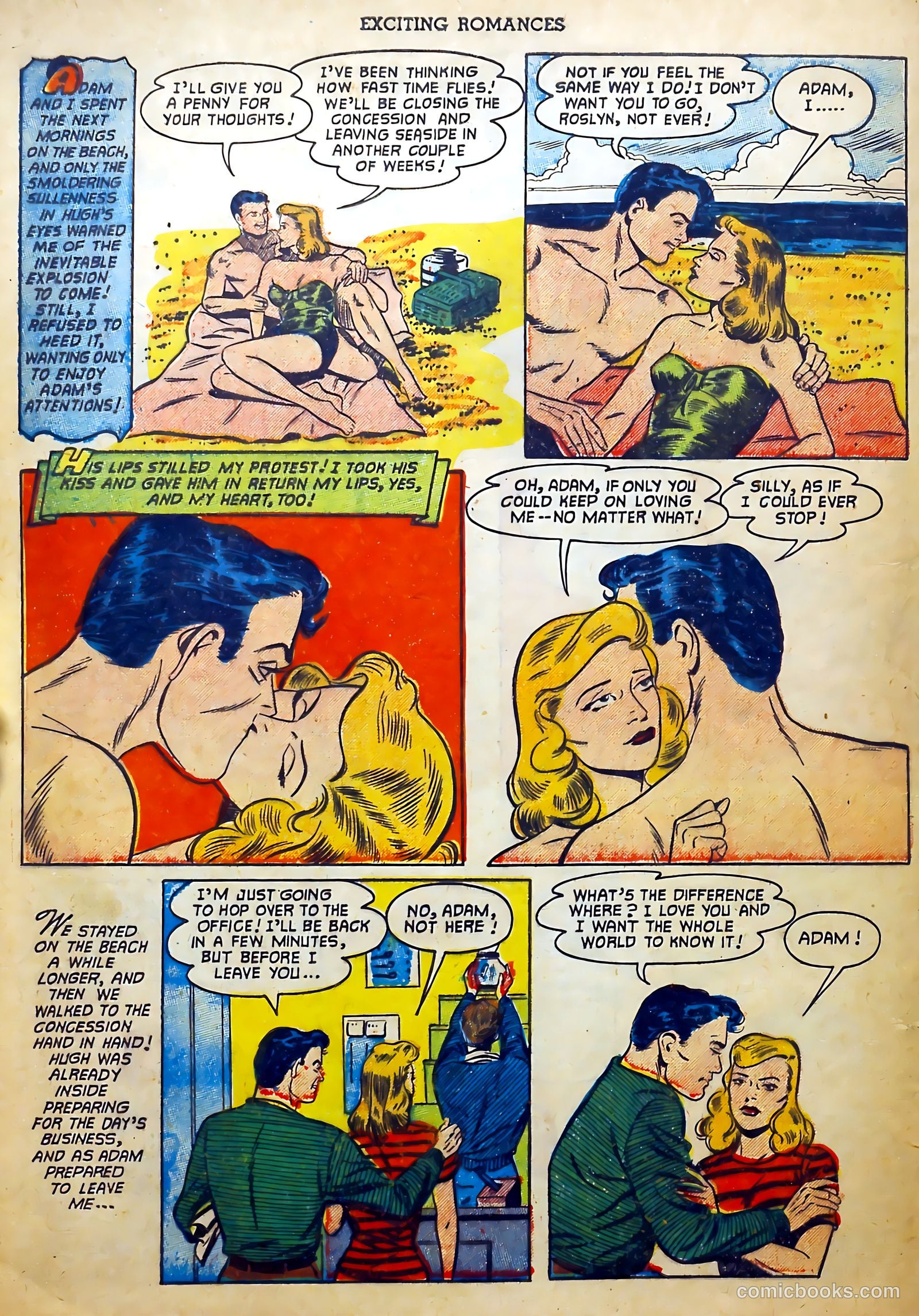 Exciting Romances #10 (1952) — page 32 of 37