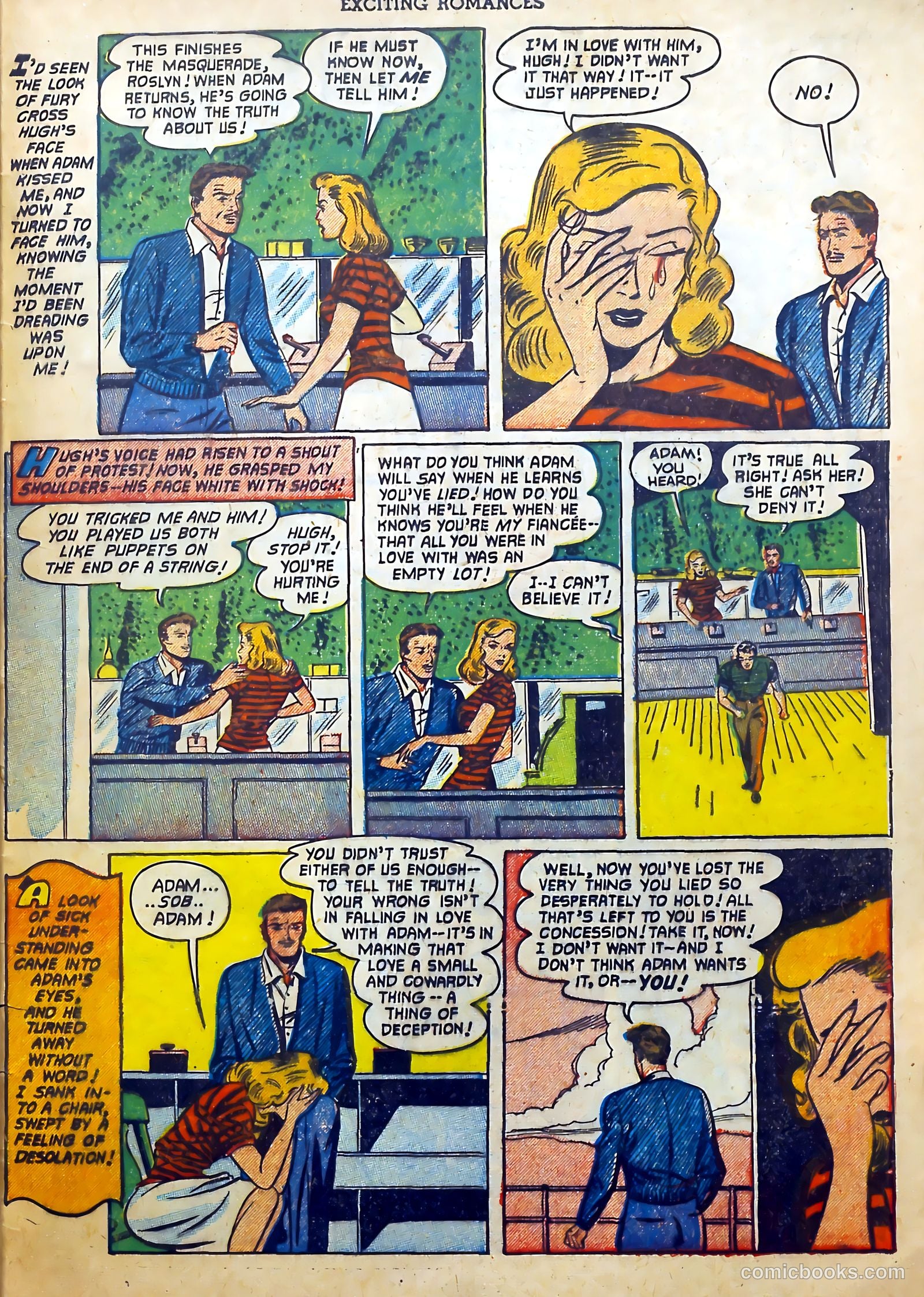 Exciting Romances #10 (1952) — page 33 of 37