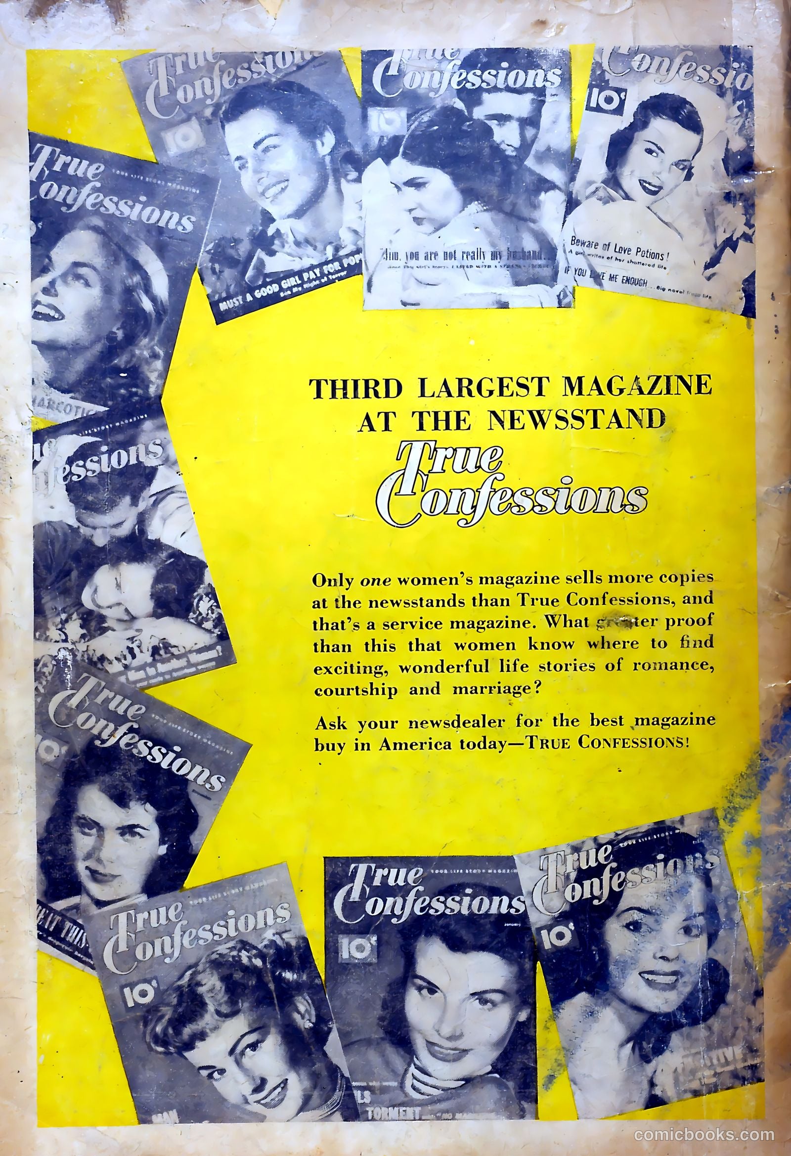 Exciting Romances #10 (1952) — page 36 of 37