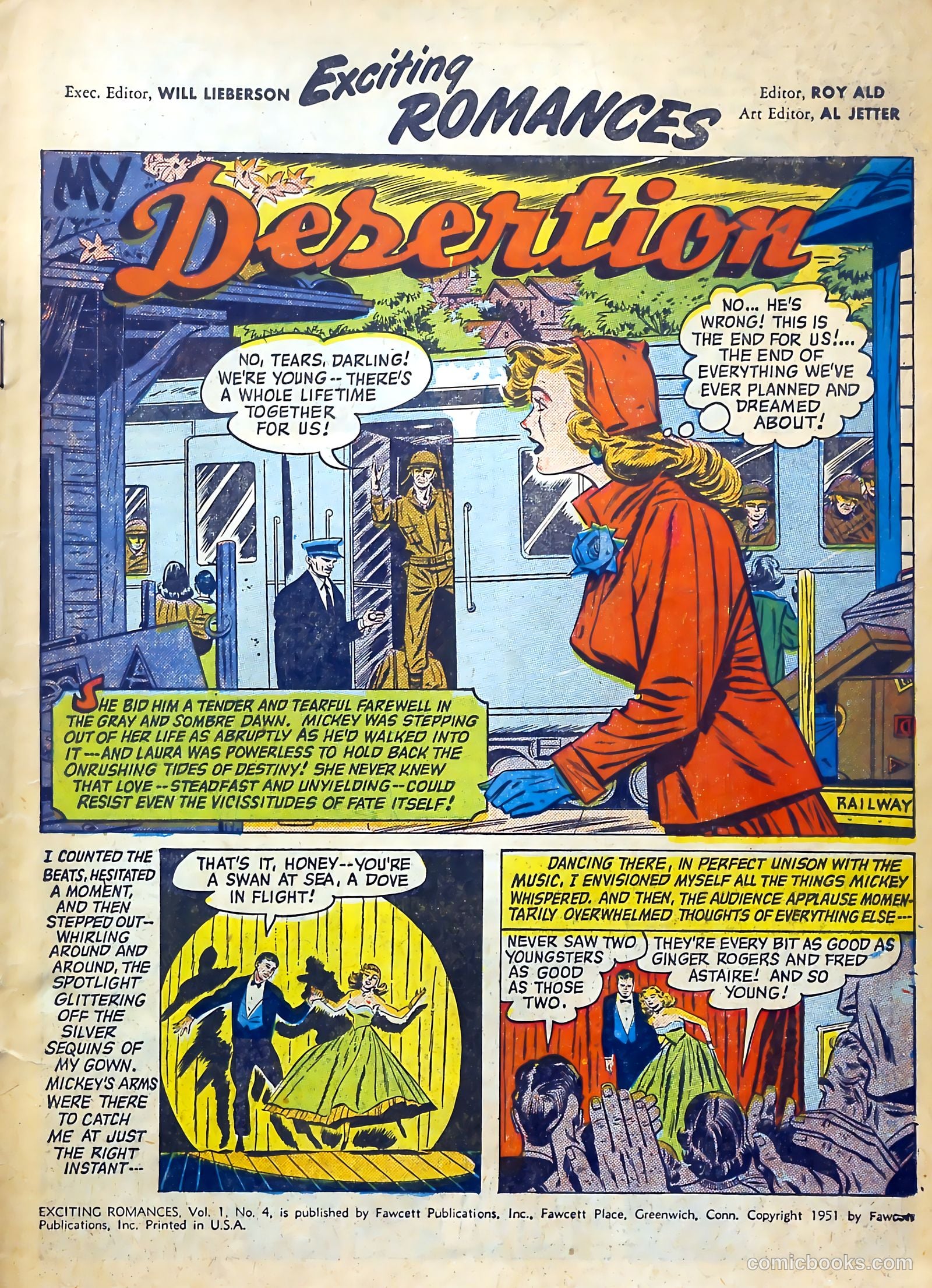 Exciting Romances #4 (1951) — page 3 of 37