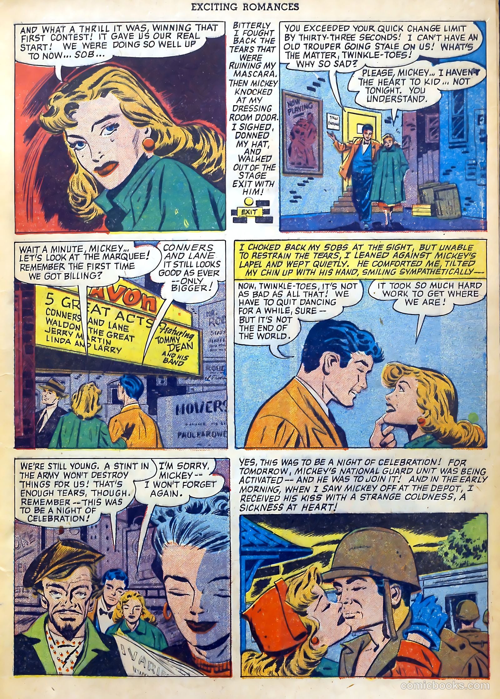 Exciting Romances #4 (1951) — page 5 of 37