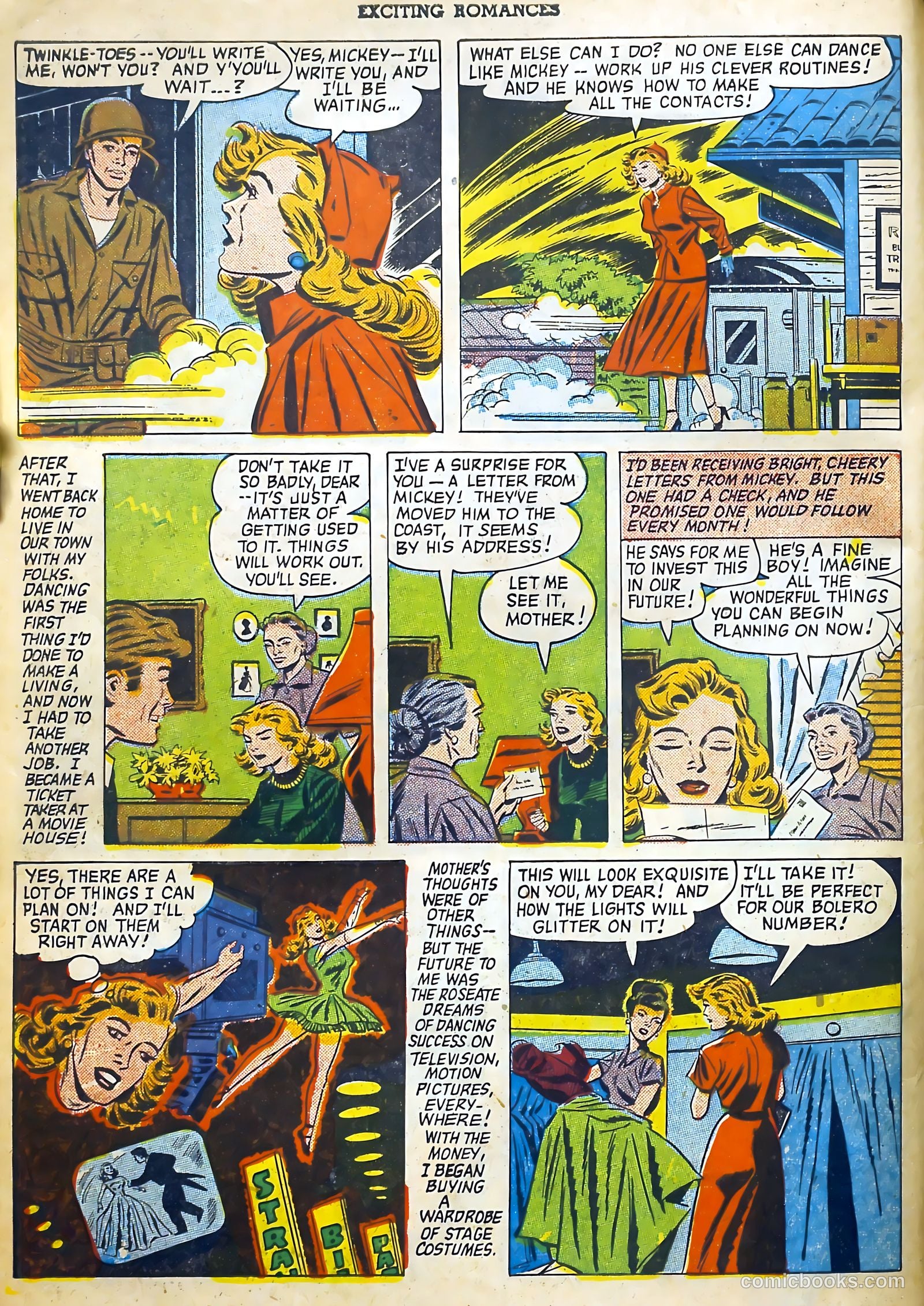 Exciting Romances #4 (1951) — page 6 of 37