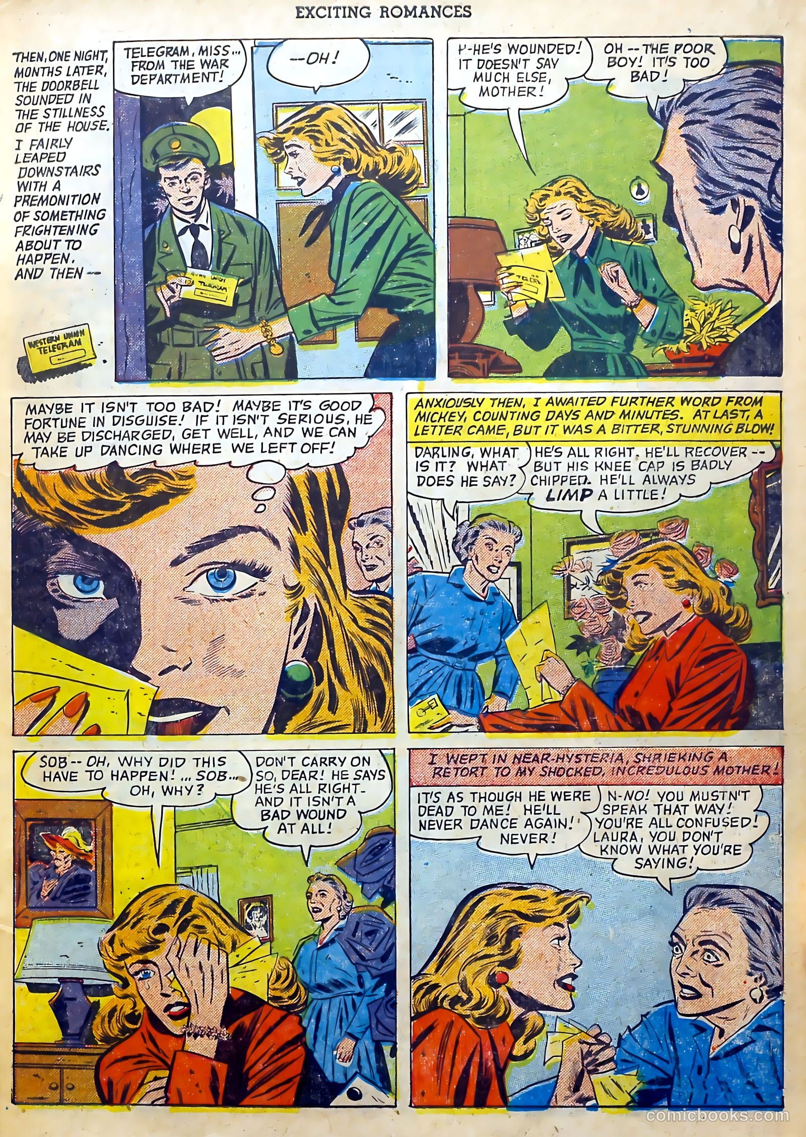 Exciting Romances #4 (1951) — page 7 of 37