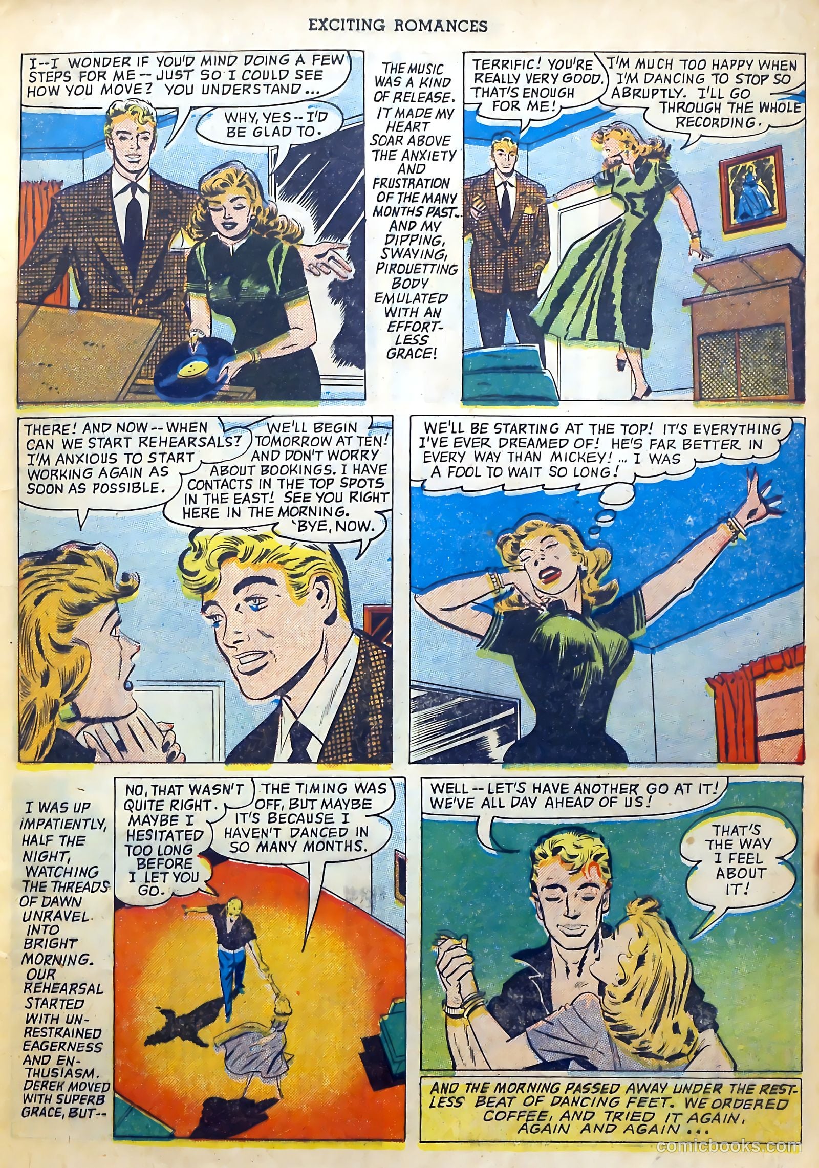 Exciting Romances #4 (1951) — page 9 of 37