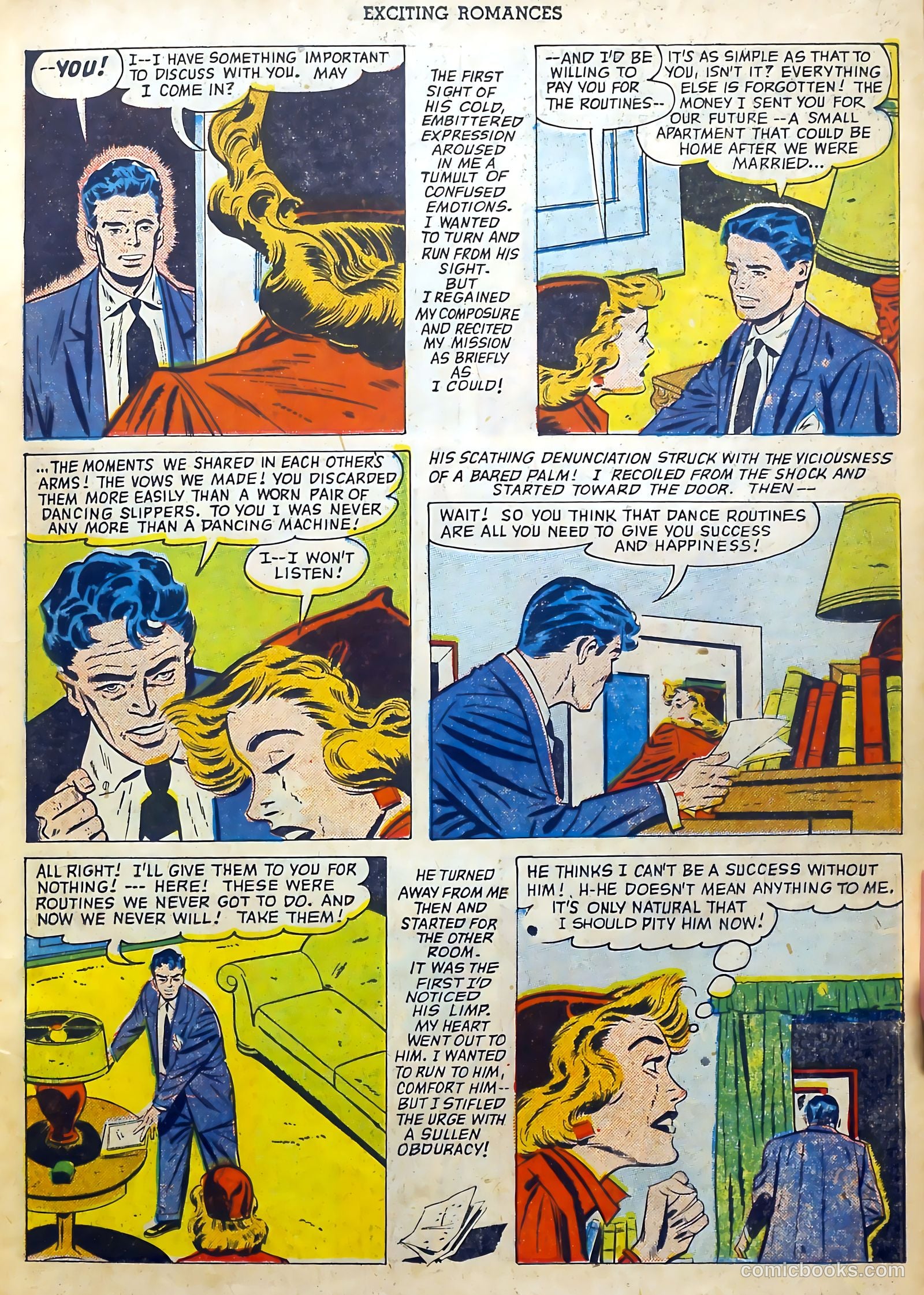 Exciting Romances #4 (1951) — page 11 of 37