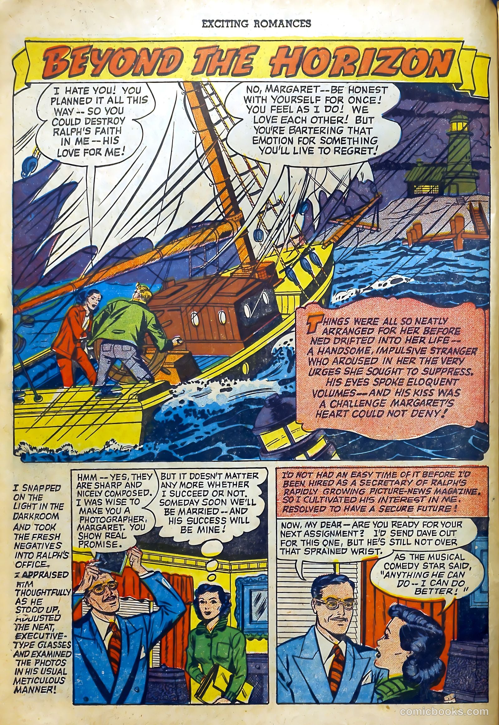 Exciting Romances #4 (1951) — page 14 of 37