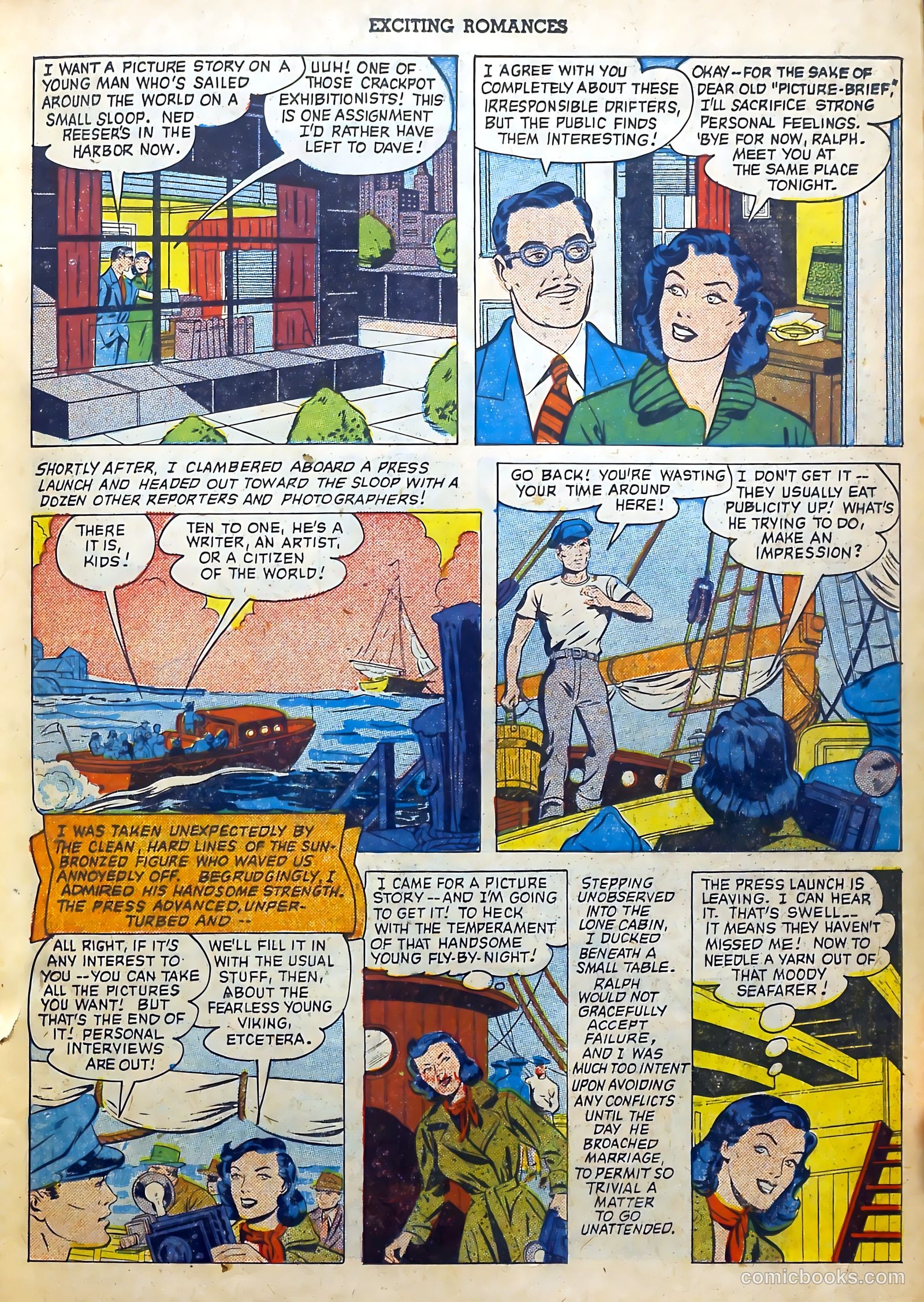 Exciting Romances #4 (1951) — page 15 of 37