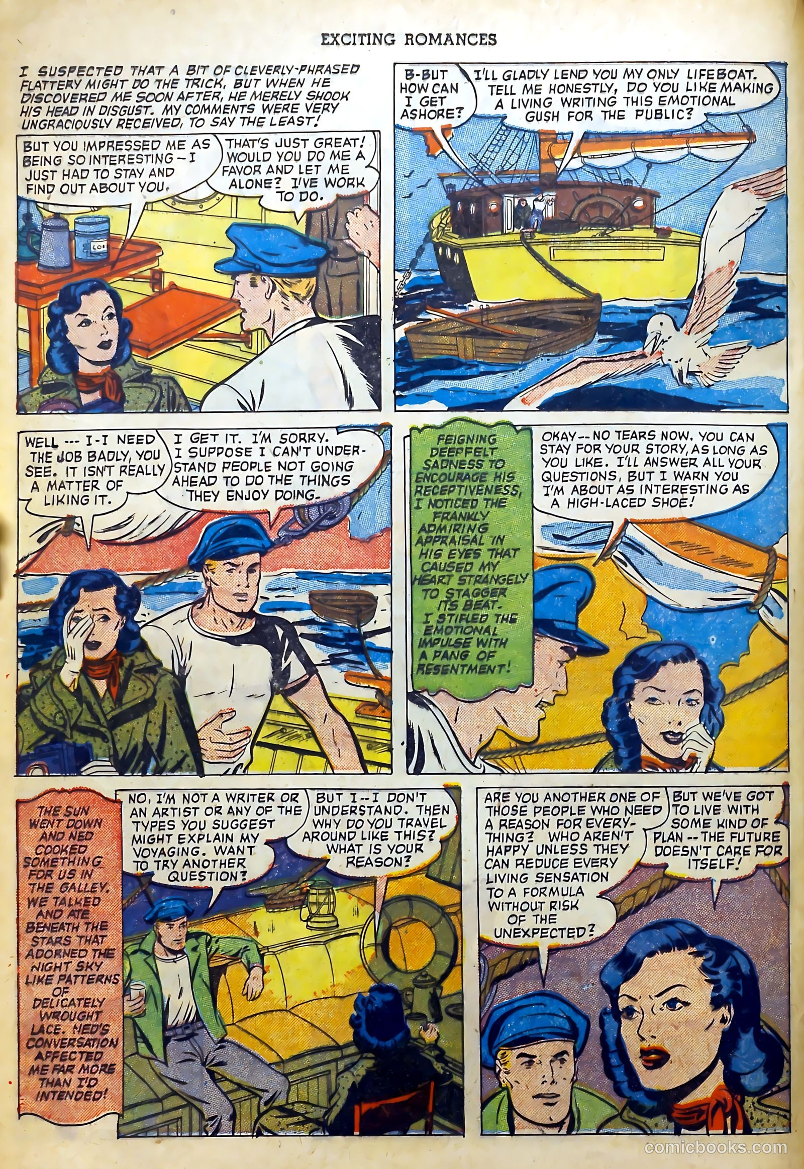 Exciting Romances #4 (1951) — page 16 of 37