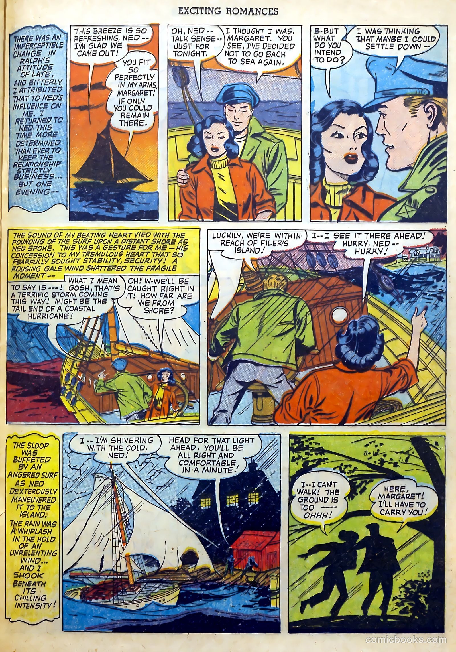 Exciting Romances #4 (1951) — page 21 of 37