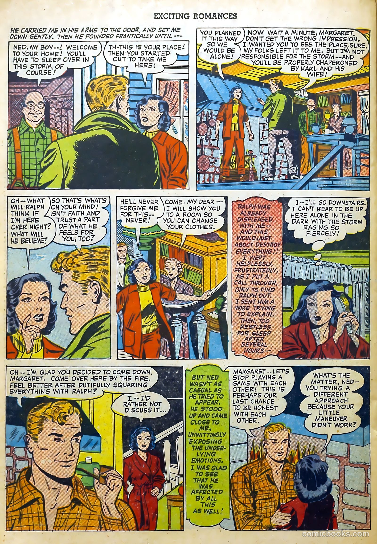 Exciting Romances #4 (1951) — page 22 of 37