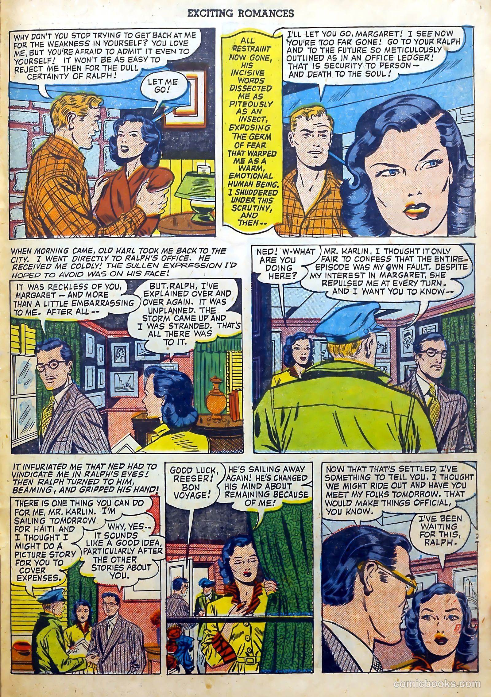 Exciting Romances #4 (1951) — page 23 of 37
