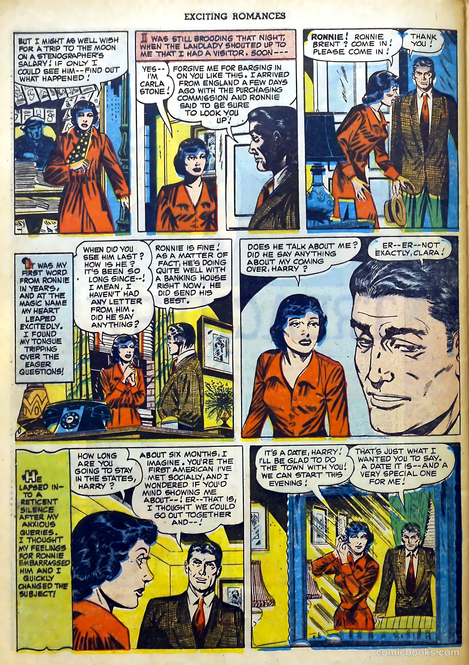 Exciting Romances #4 (1951) — page 28 of 37