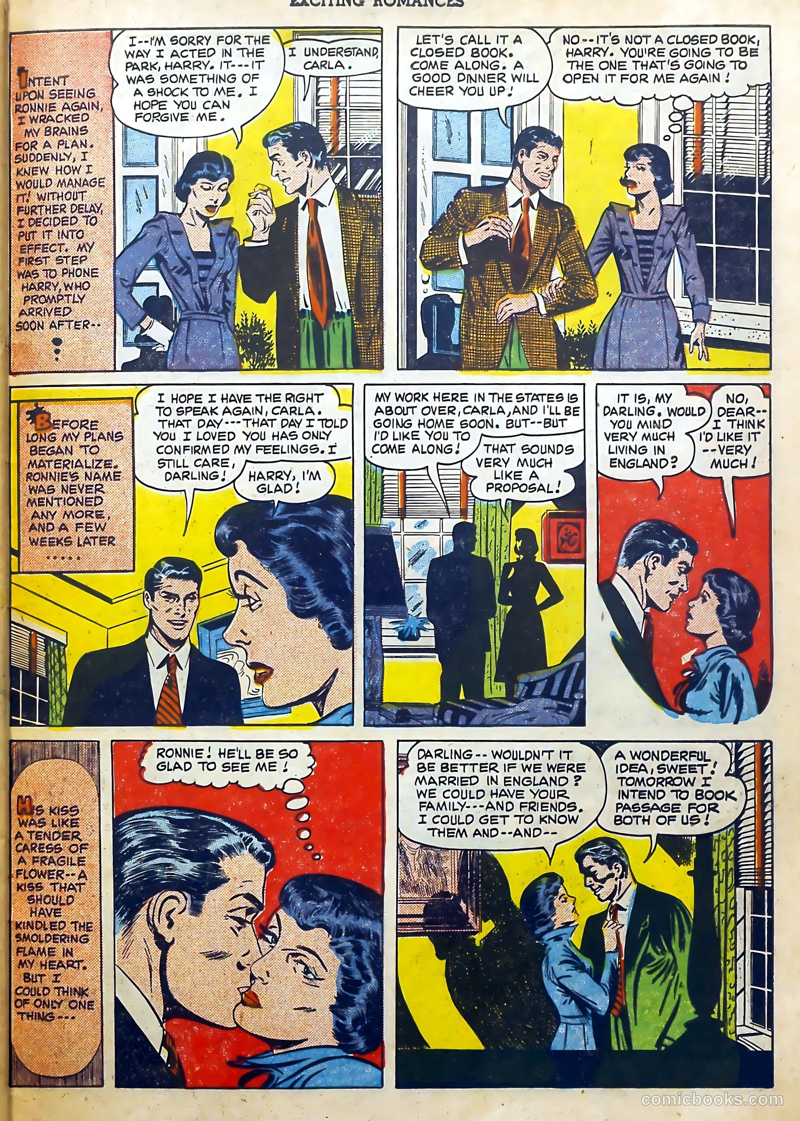 Exciting Romances #4 (1951) — page 31 of 37