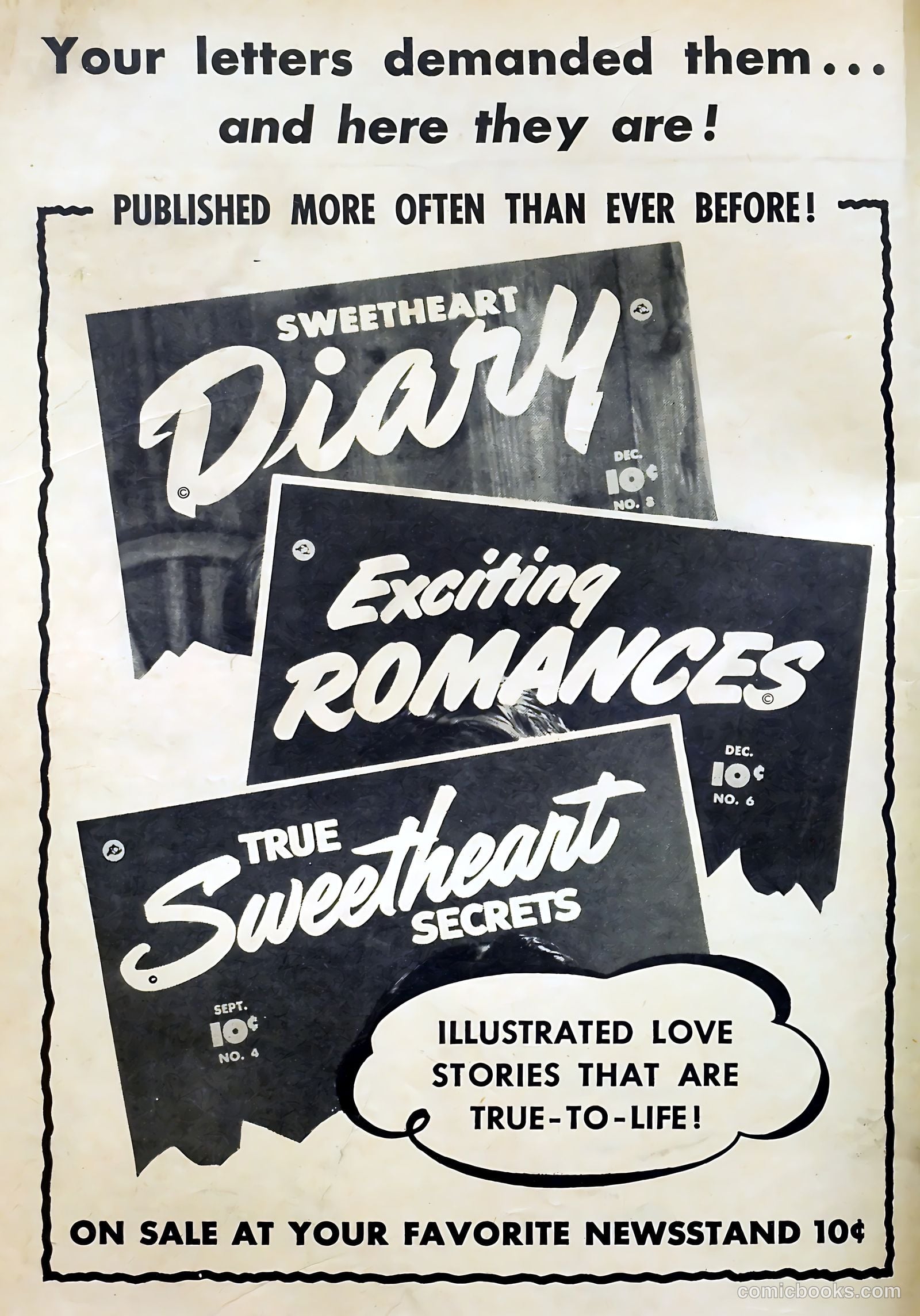 Exciting Romances #9 (1952) — page 2 of 37