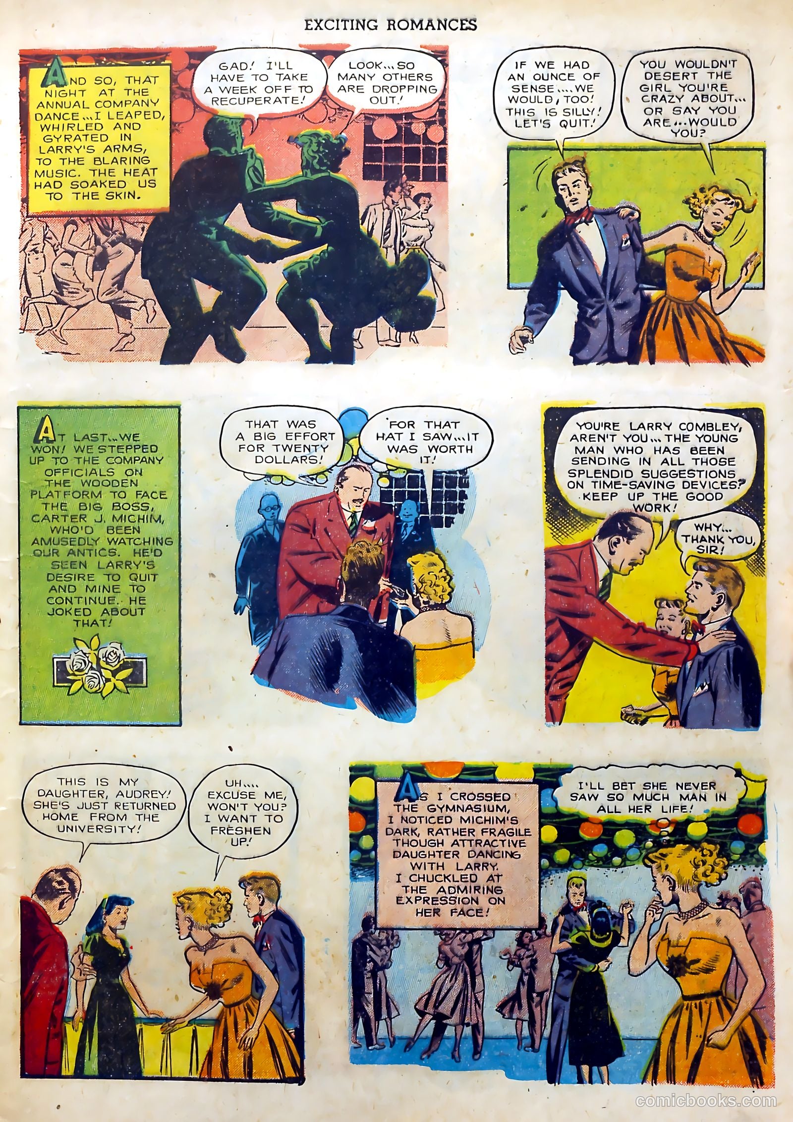 Exciting Romances #9 (1952) — page 5 of 37