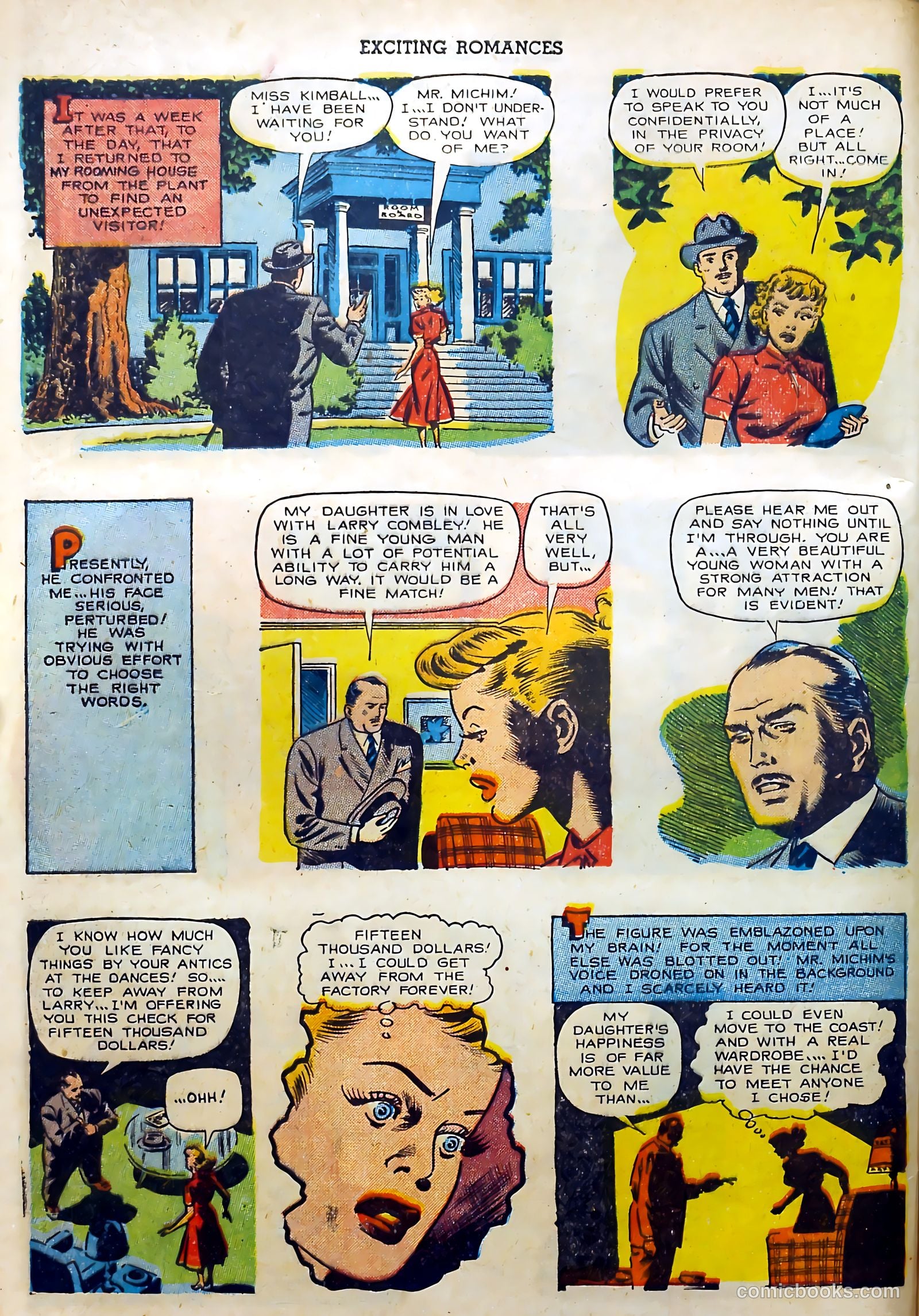 Exciting Romances #9 (1952) — page 8 of 37