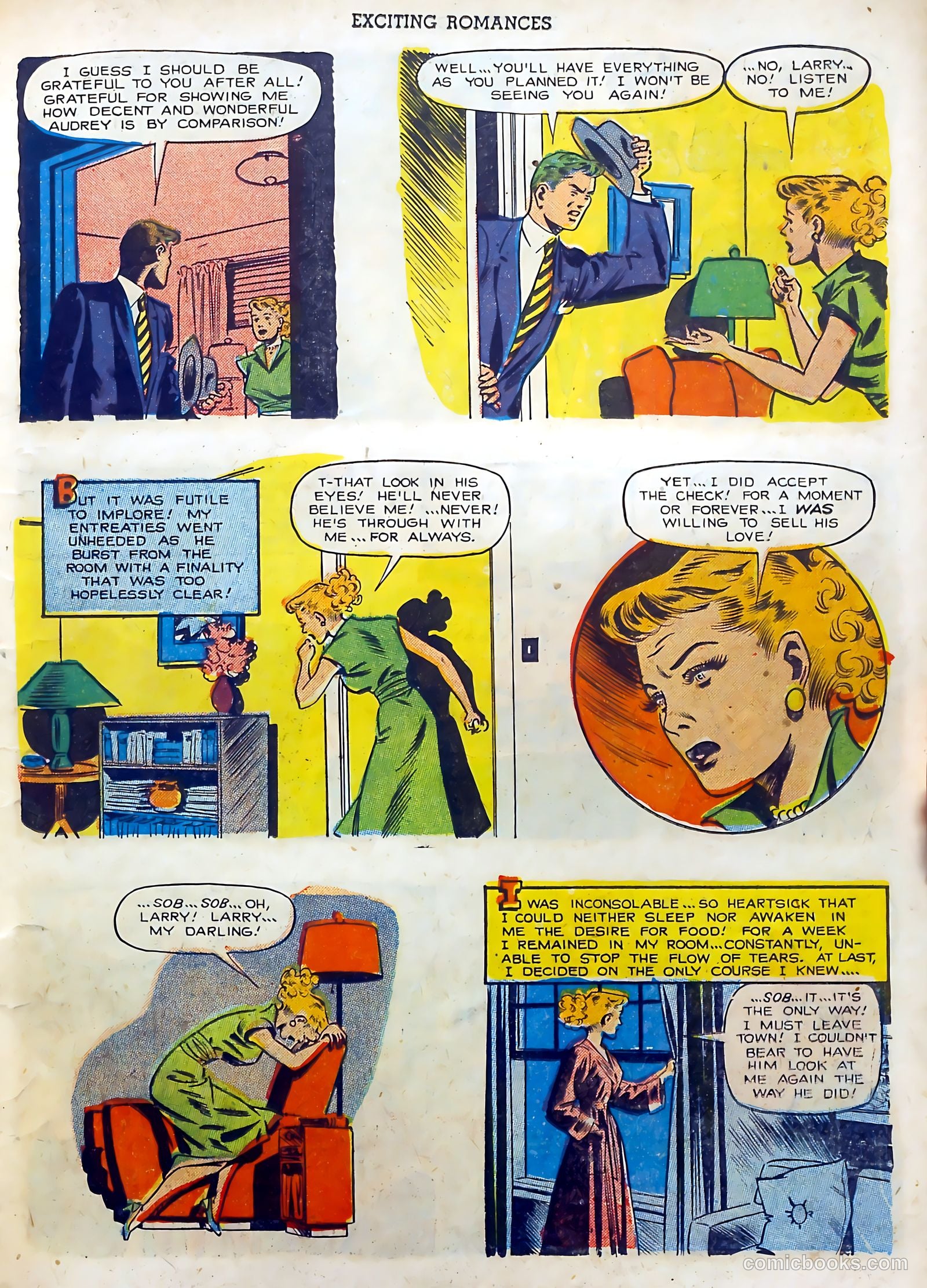 Exciting Romances #9 (1952) — page 11 of 37