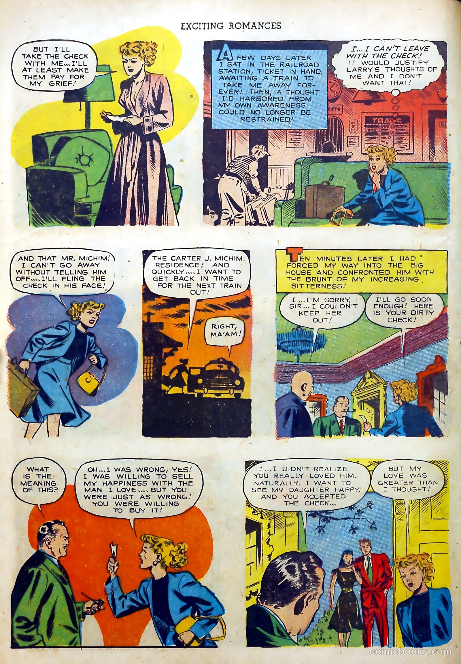 Exciting Romances #9 (1952) — page 12 of 37