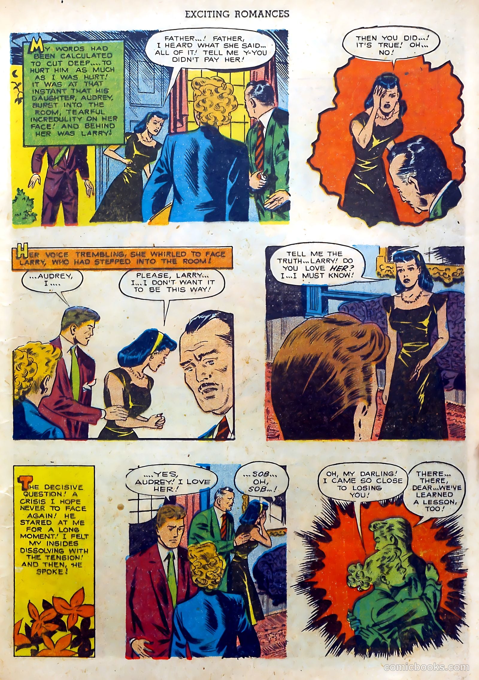 Exciting Romances #9 (1952) — page 13 of 37