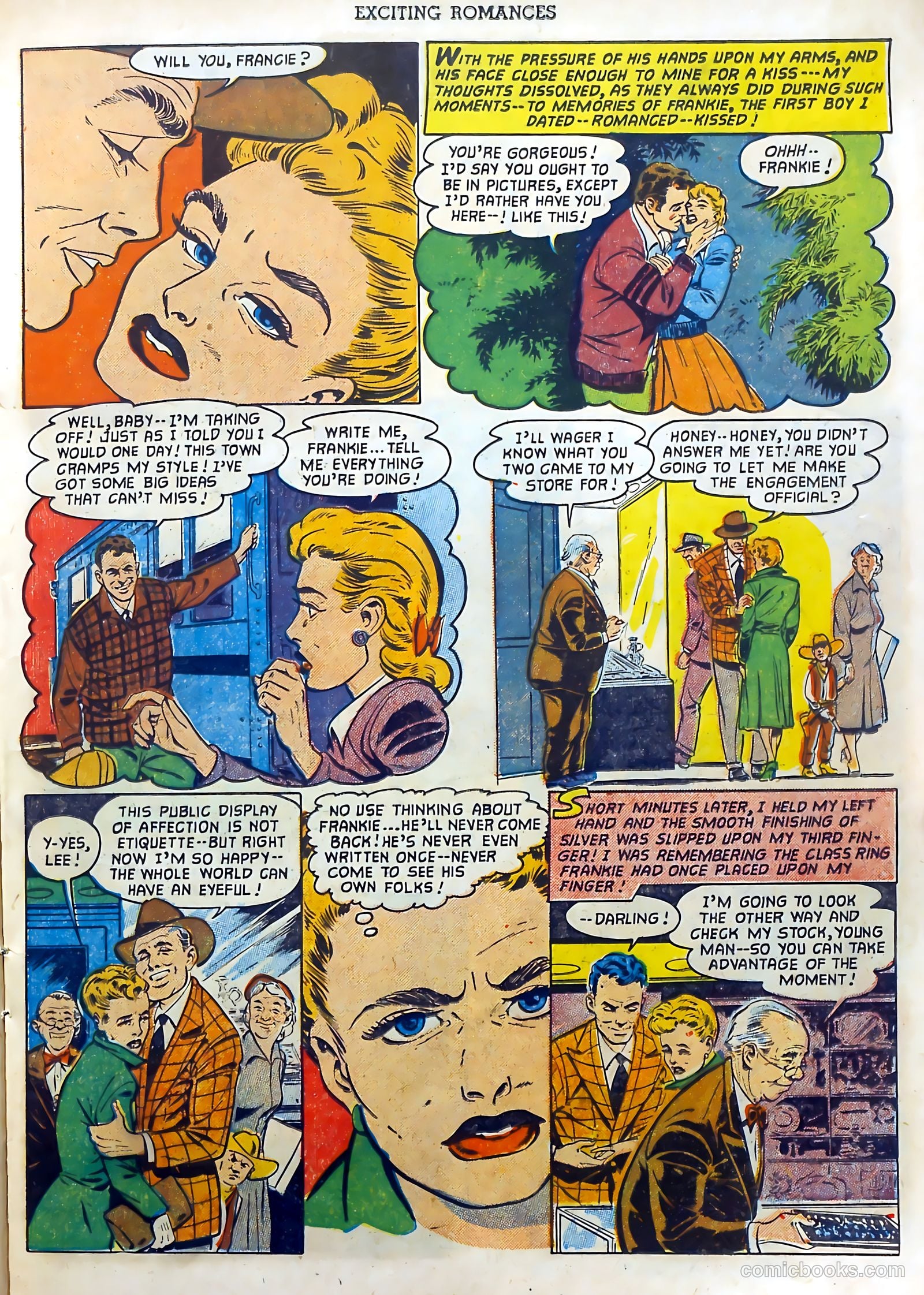 Exciting Romances #9 (1952) — page 15 of 37
