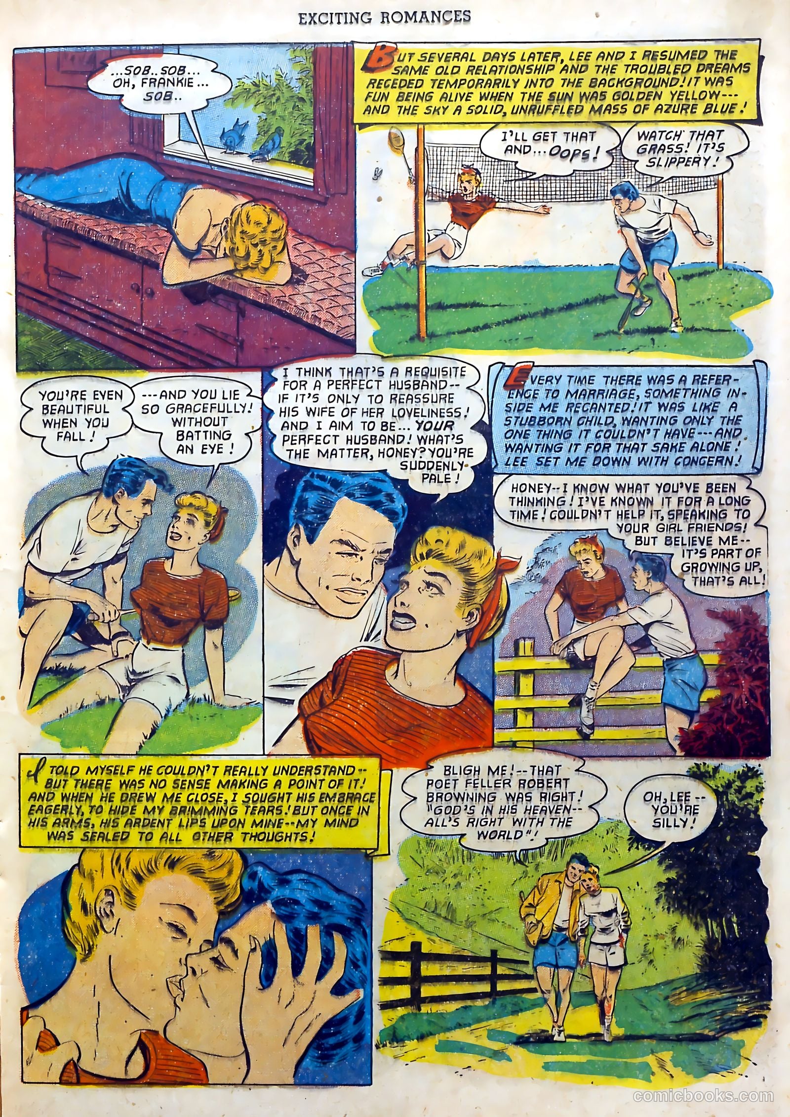 Exciting Romances #9 (1952) — page 17 of 37