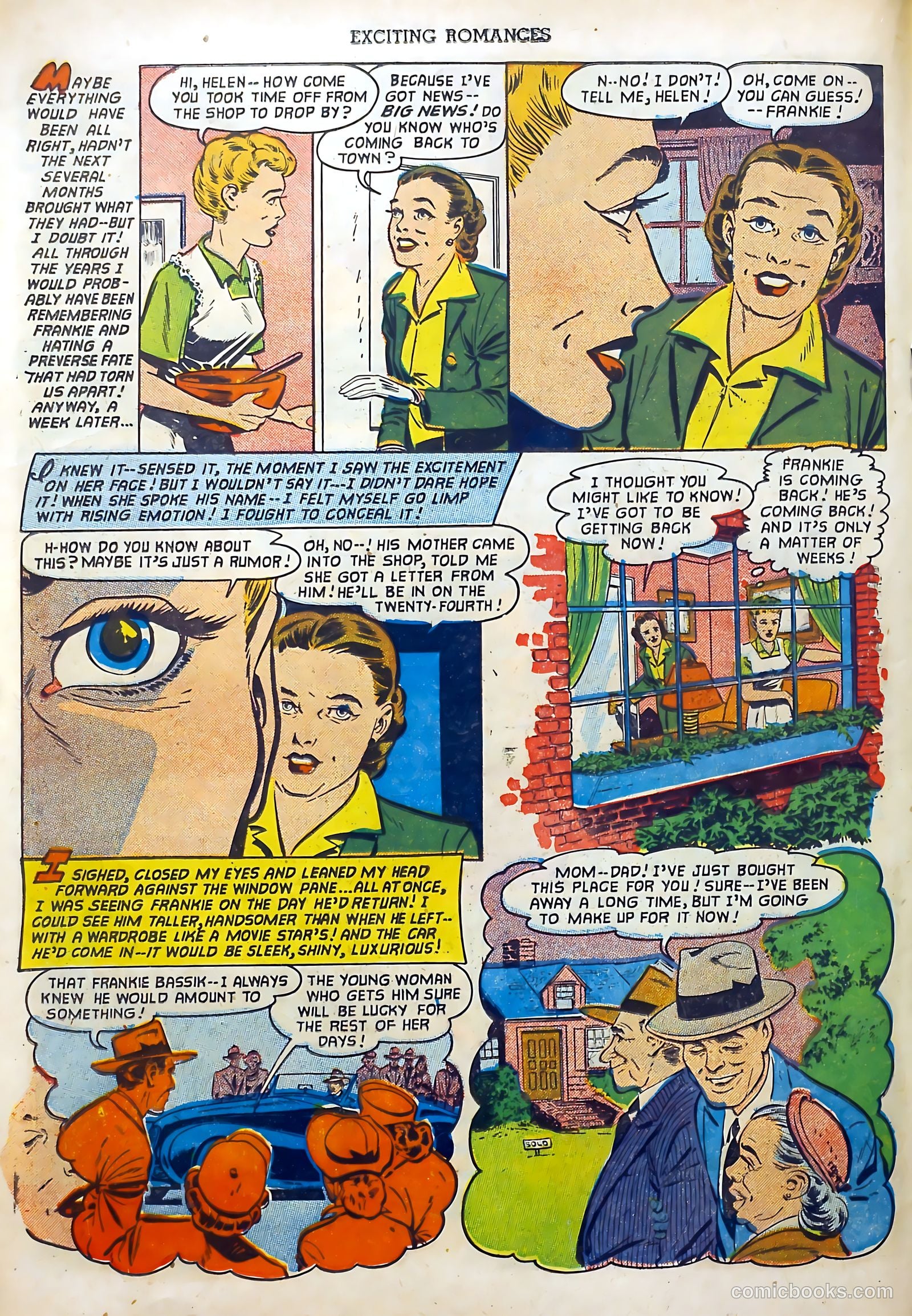 Exciting Romances #9 (1952) — page 18 of 37