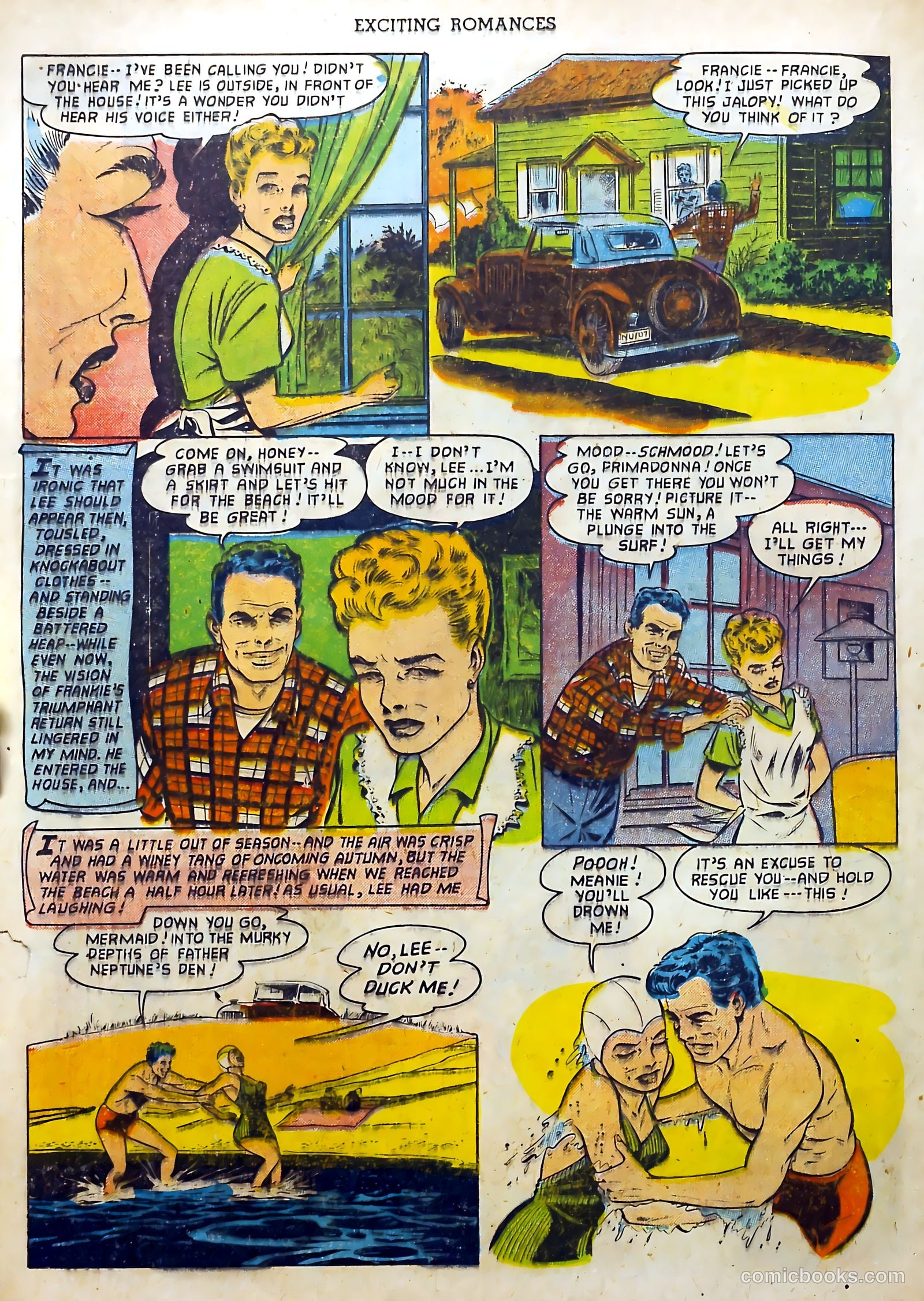 Exciting Romances #9 (1952) — page 20 of 37