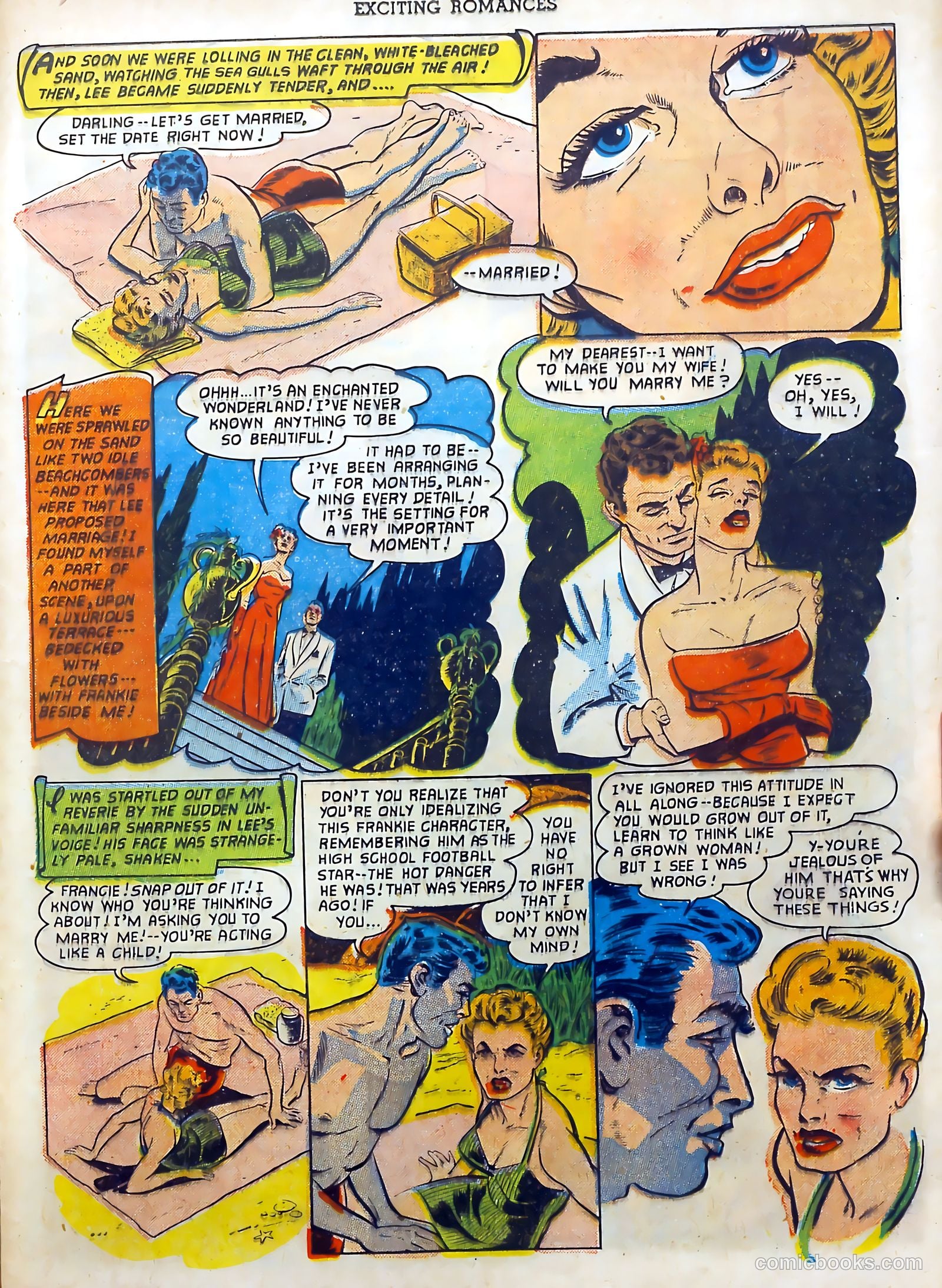 Exciting Romances #9 (1952) — page 21 of 37