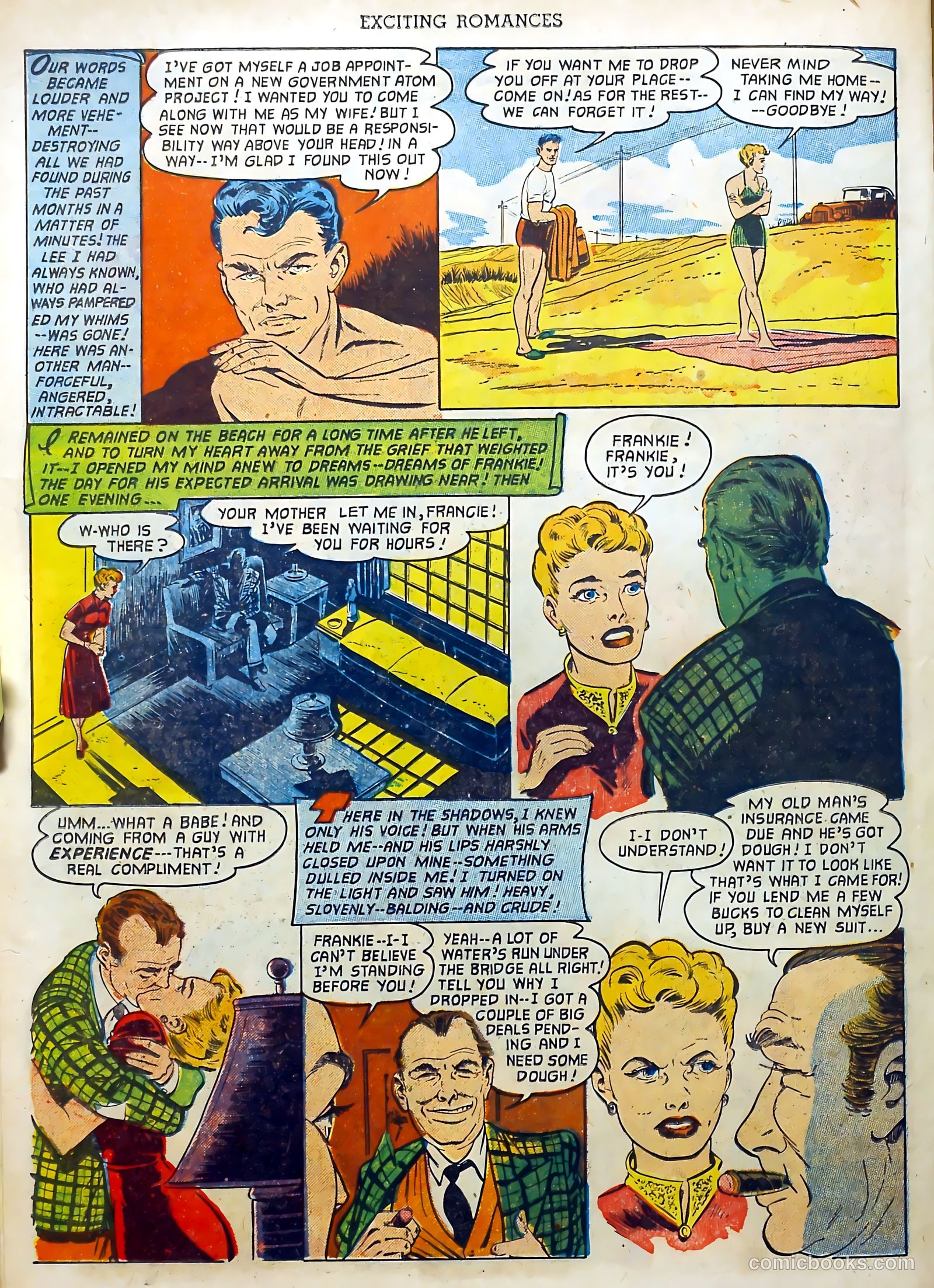 Exciting Romances #9 (1952) — page 22 of 37