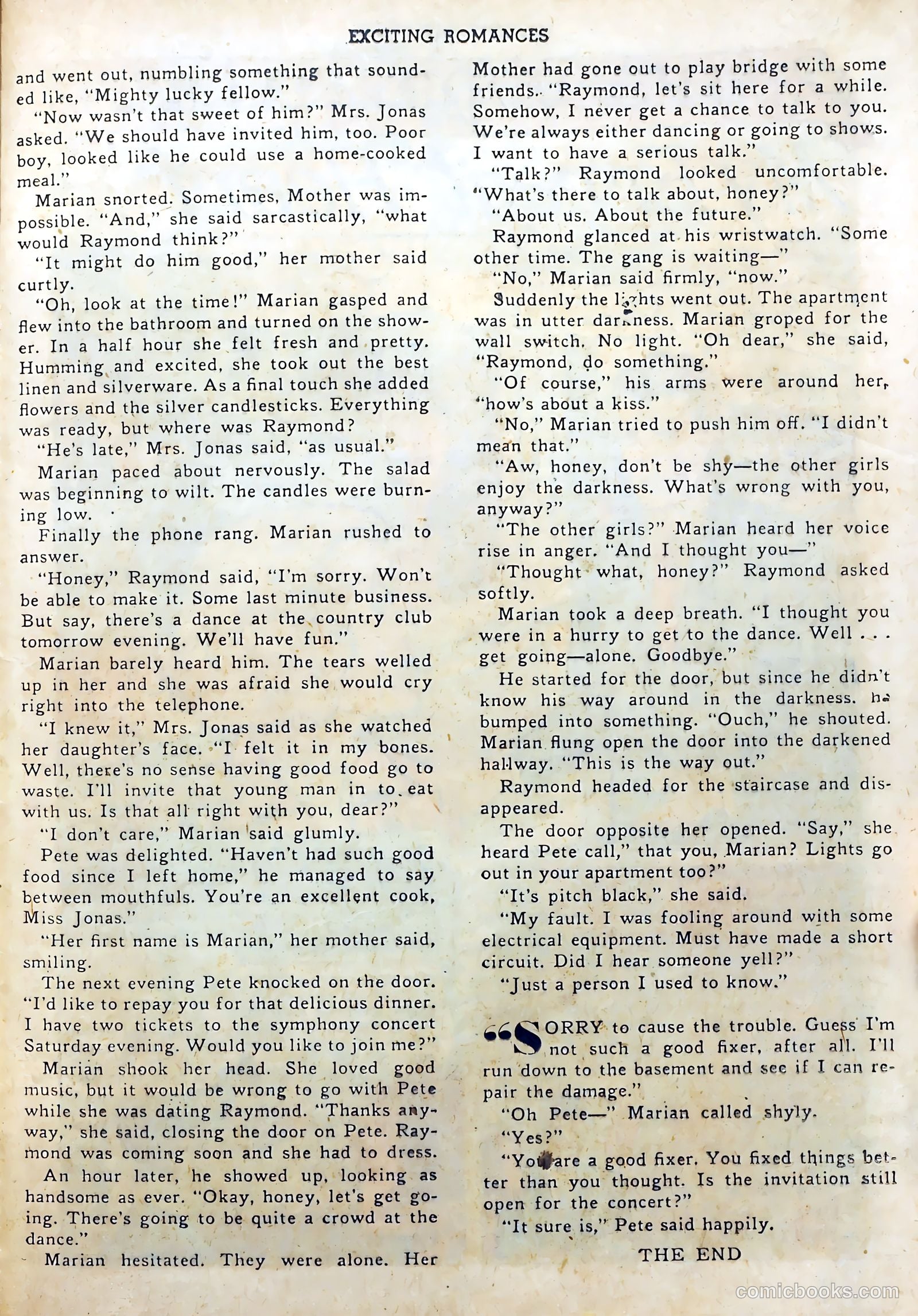 Exciting Romances #9 (1952) — page 25 of 37