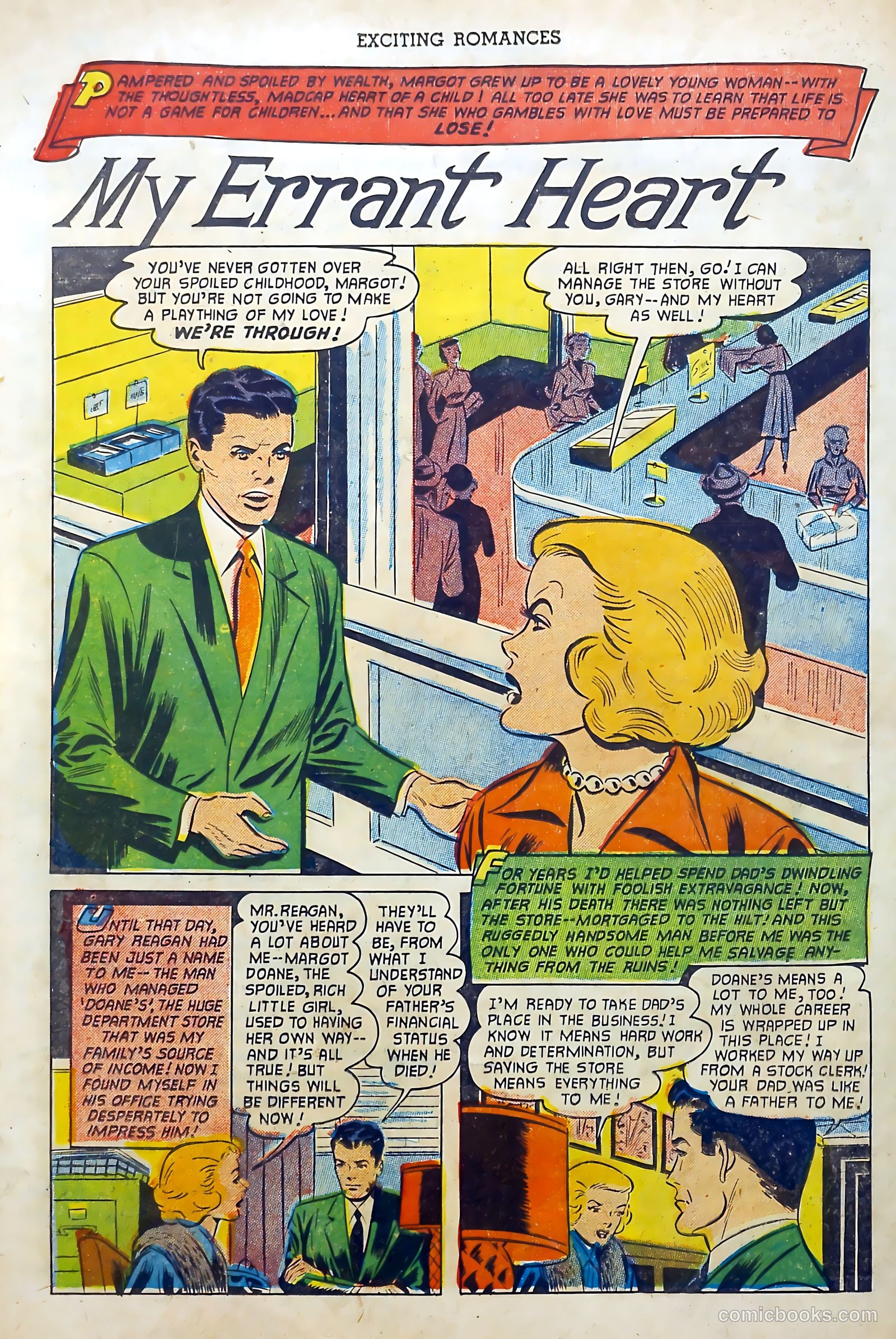 Exciting Romances #9 (1952) — page 26 of 37