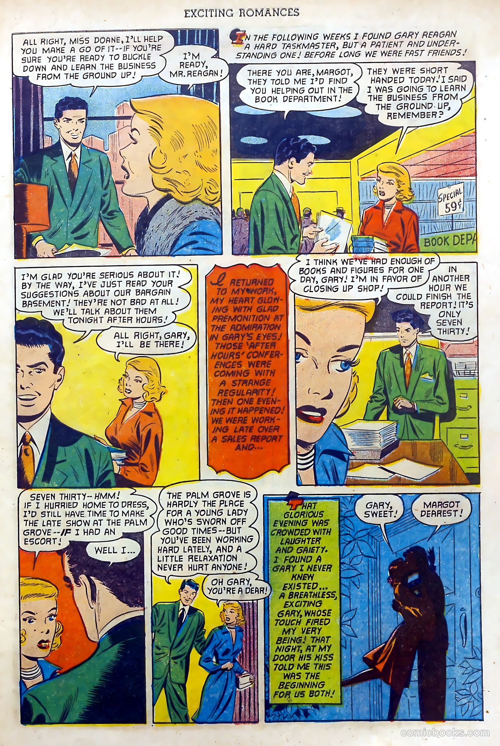 Exciting Romances #9 (1952) — page 27 of 37