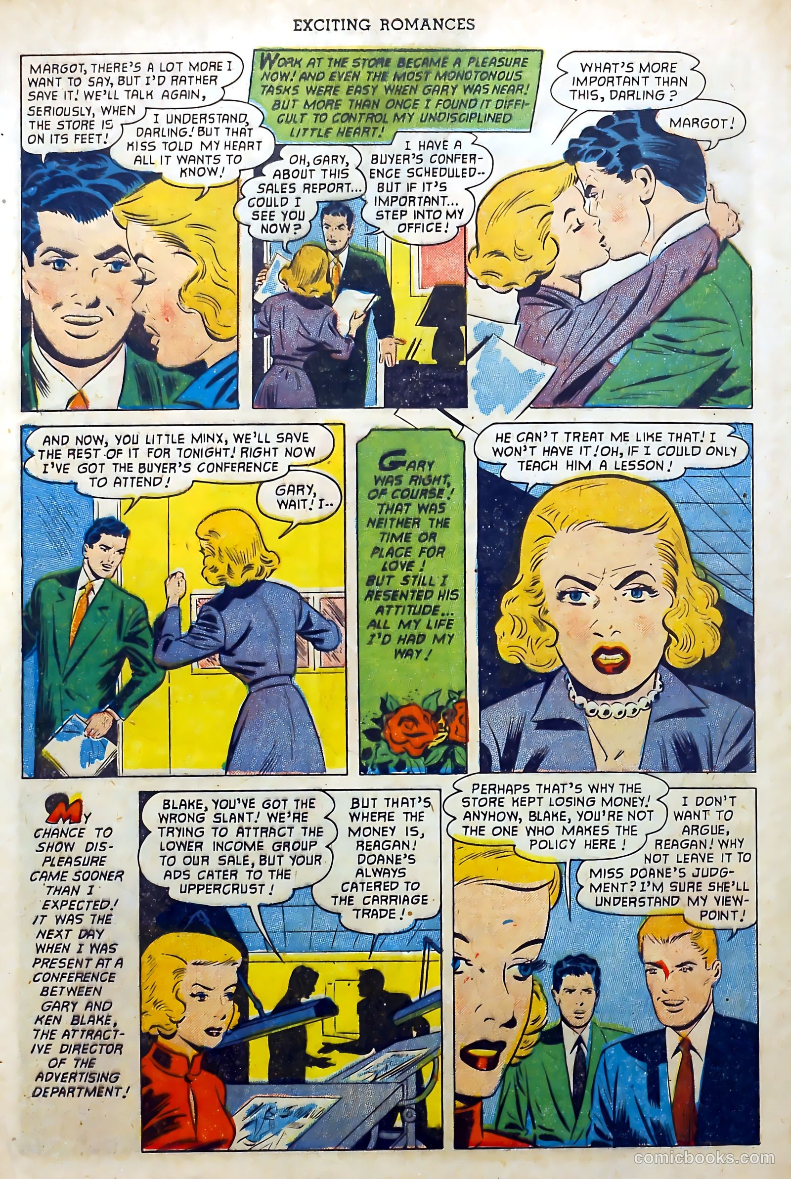Exciting Romances #9 (1952) — page 28 of 37