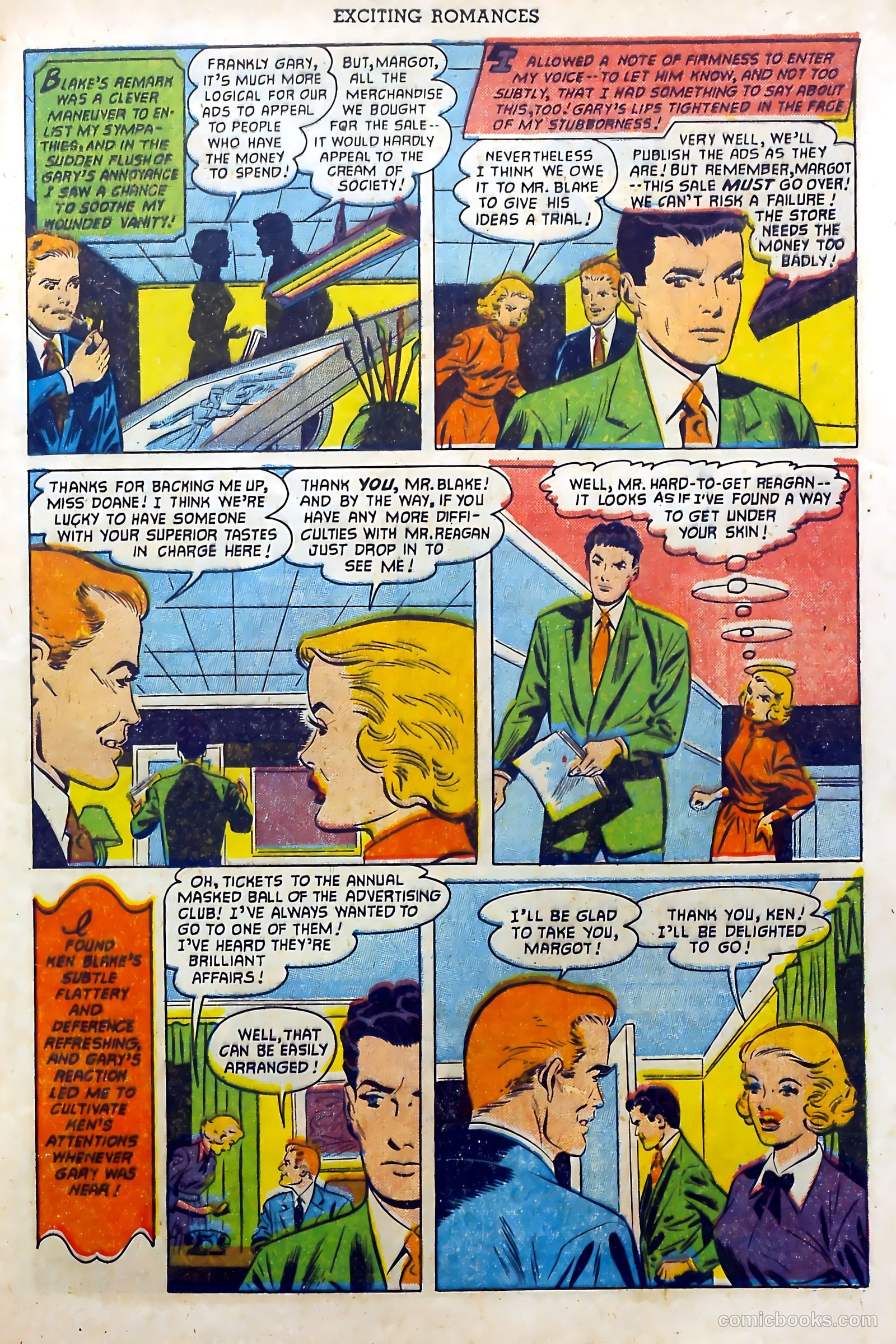Exciting Romances #9 (1952) — page 29 of 37