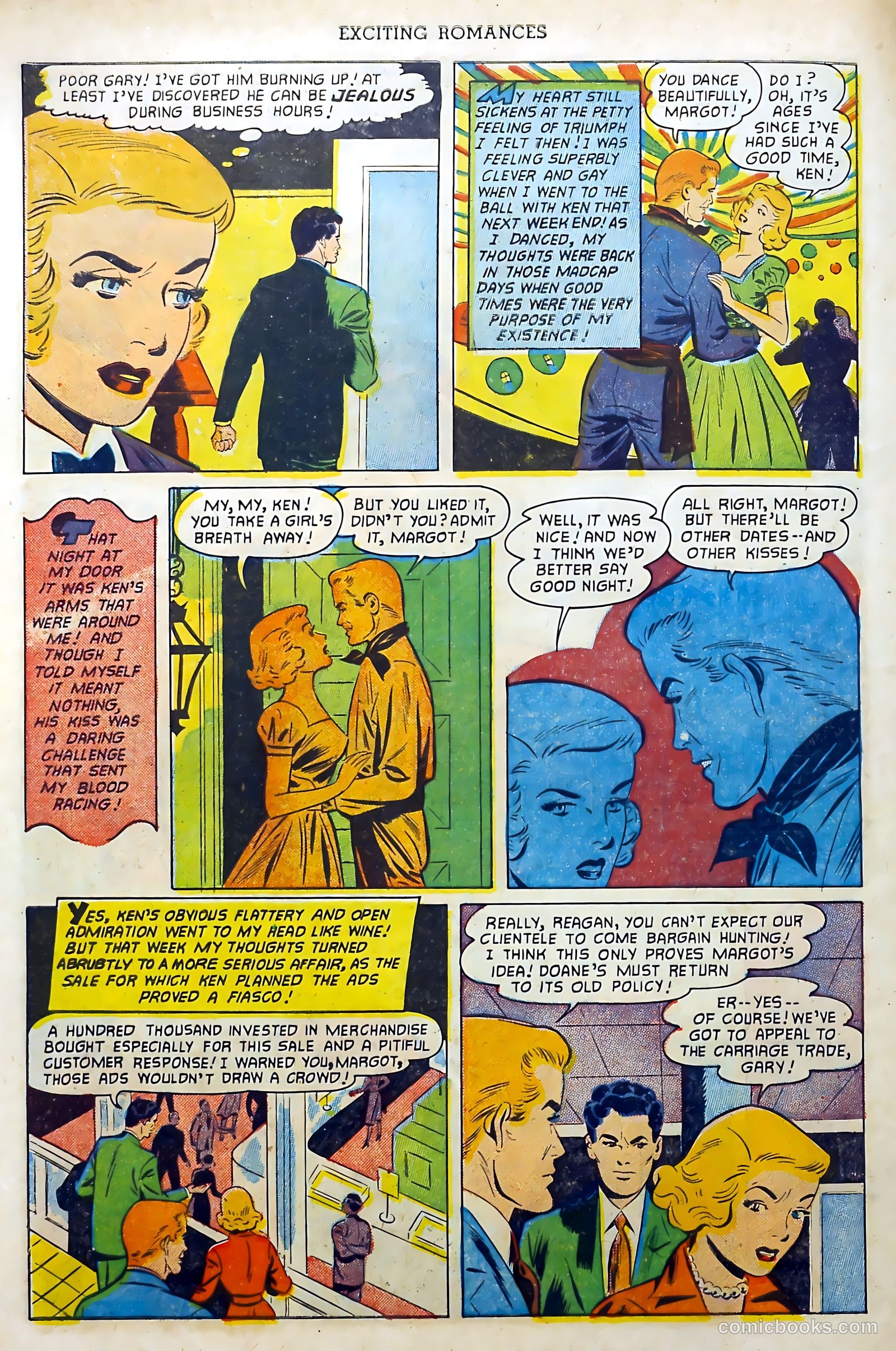 Exciting Romances #9 (1952) — page 30 of 37