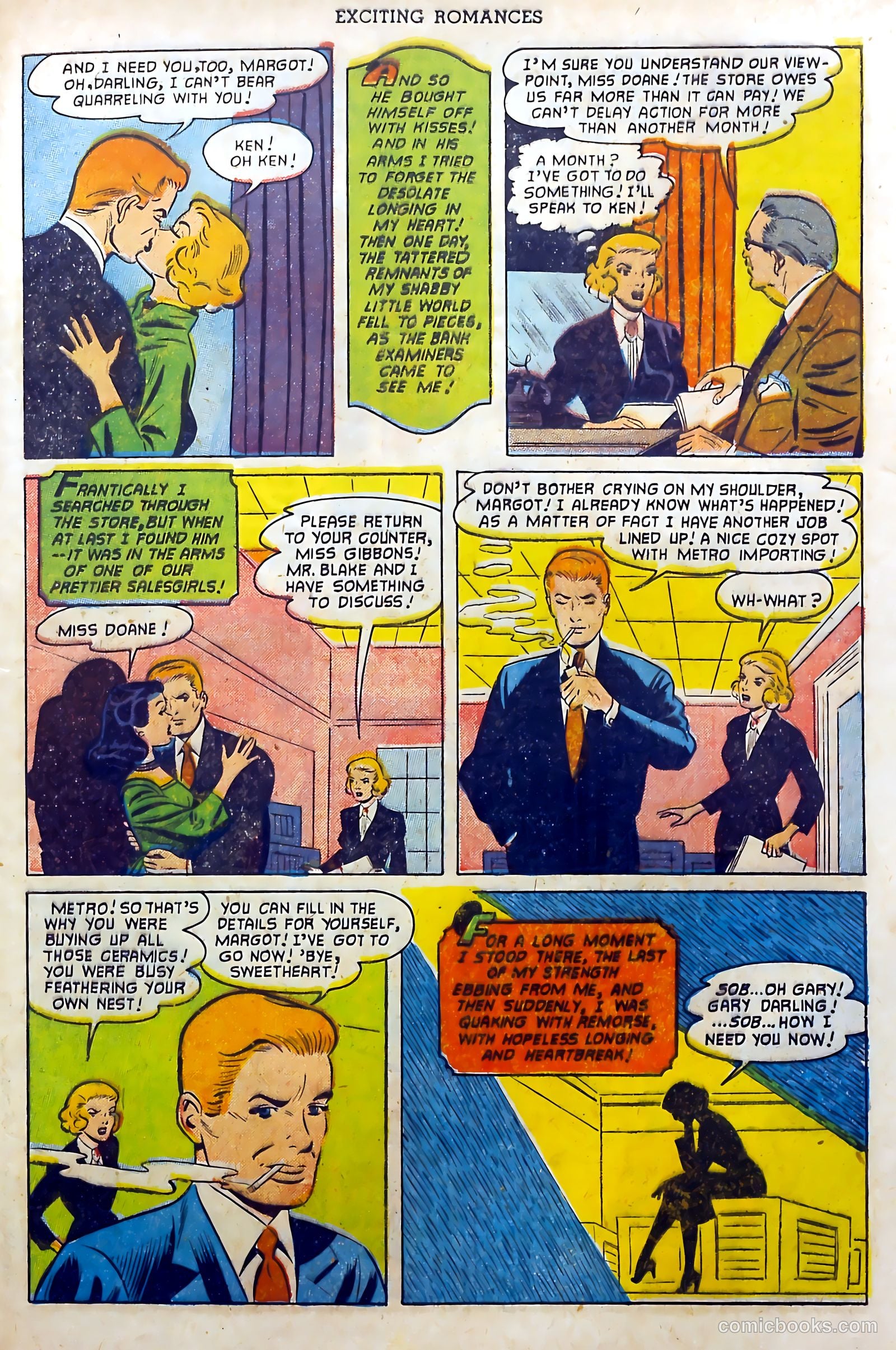 Exciting Romances #9 (1952) — page 33 of 37