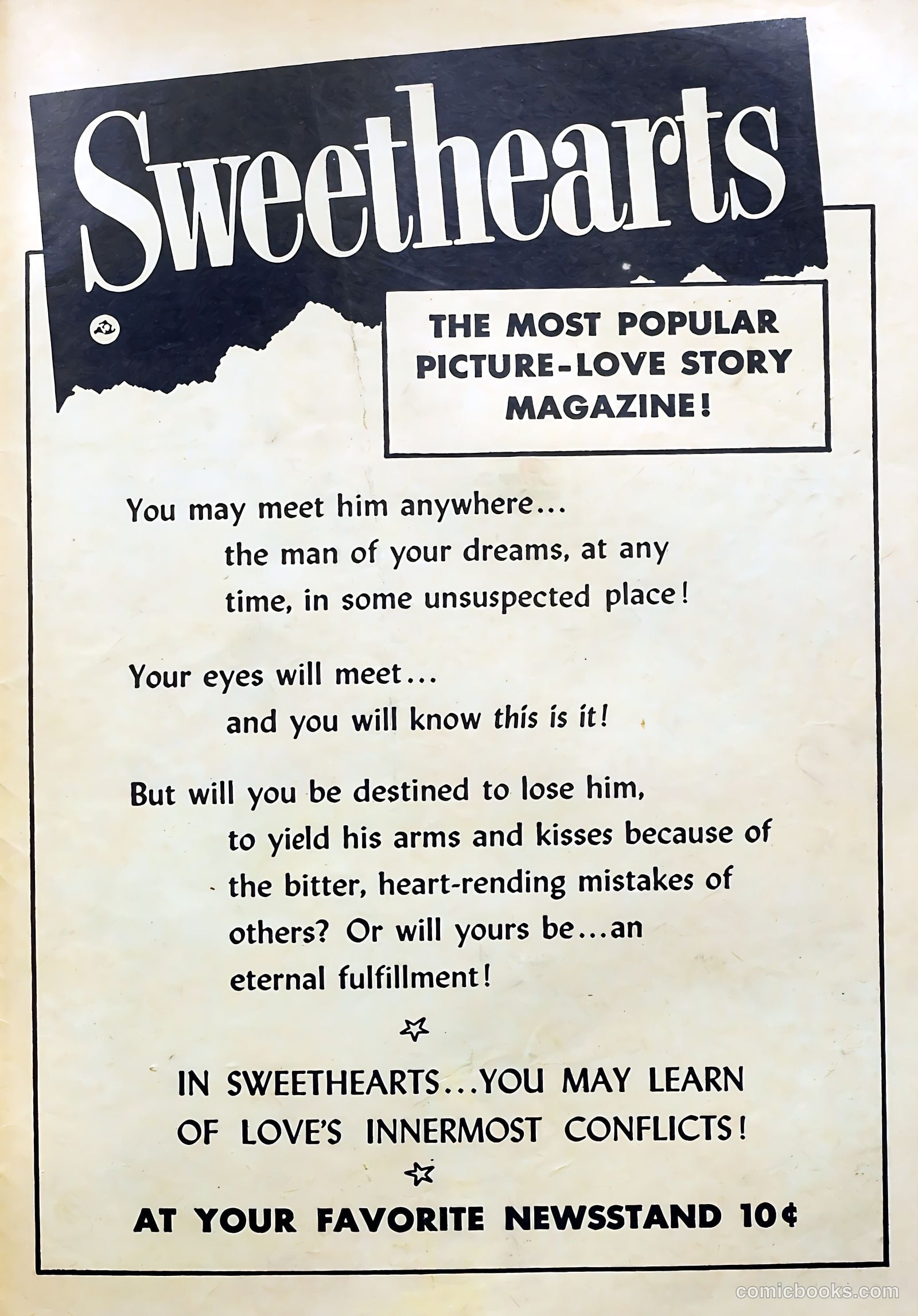 Exciting Romances #9 (1952) — page 35 of 37