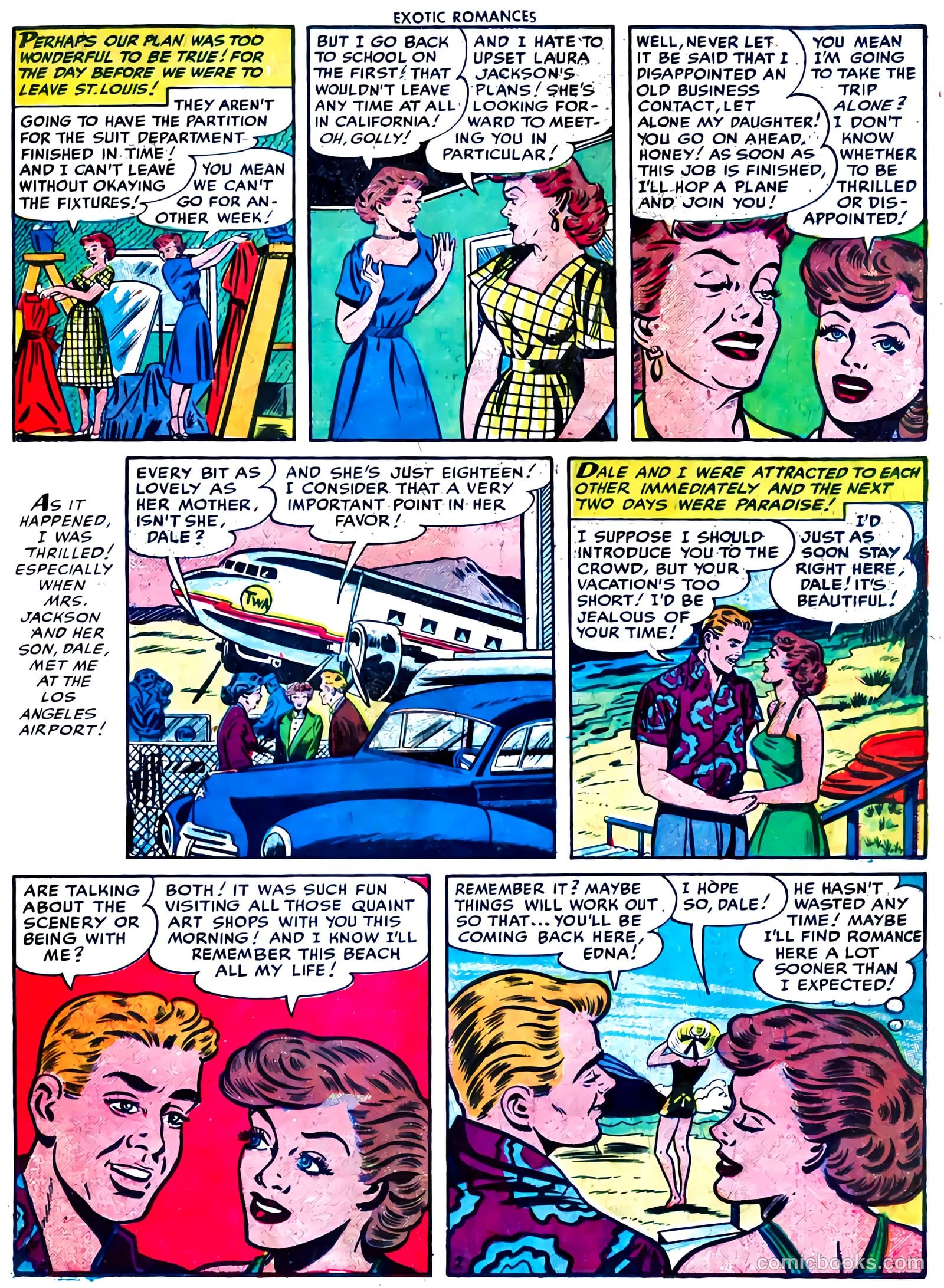 Exotic Romances #27 (1956) — page 18 of 33