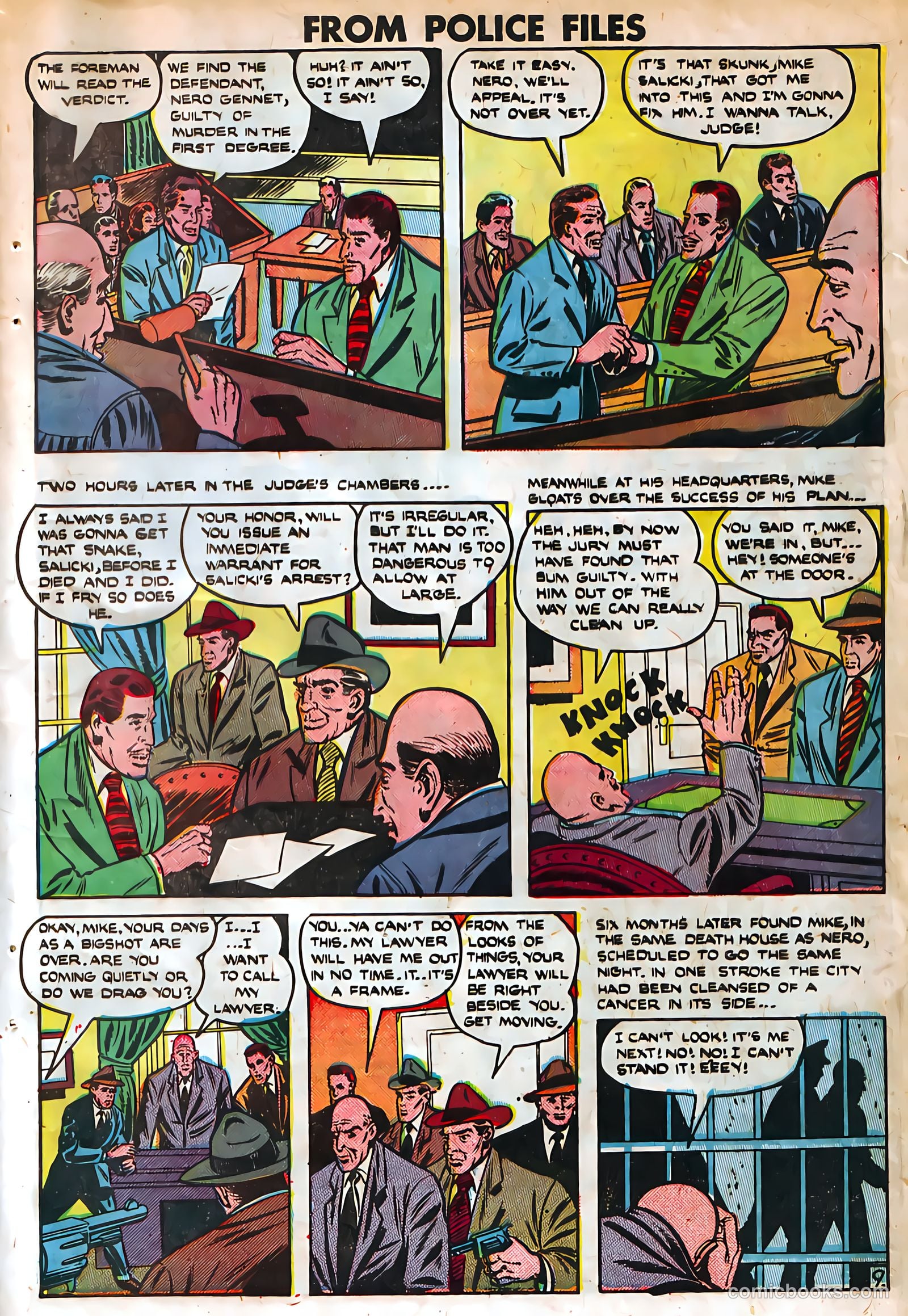 Famous Crimes #16 (1950) — page 31 of 36