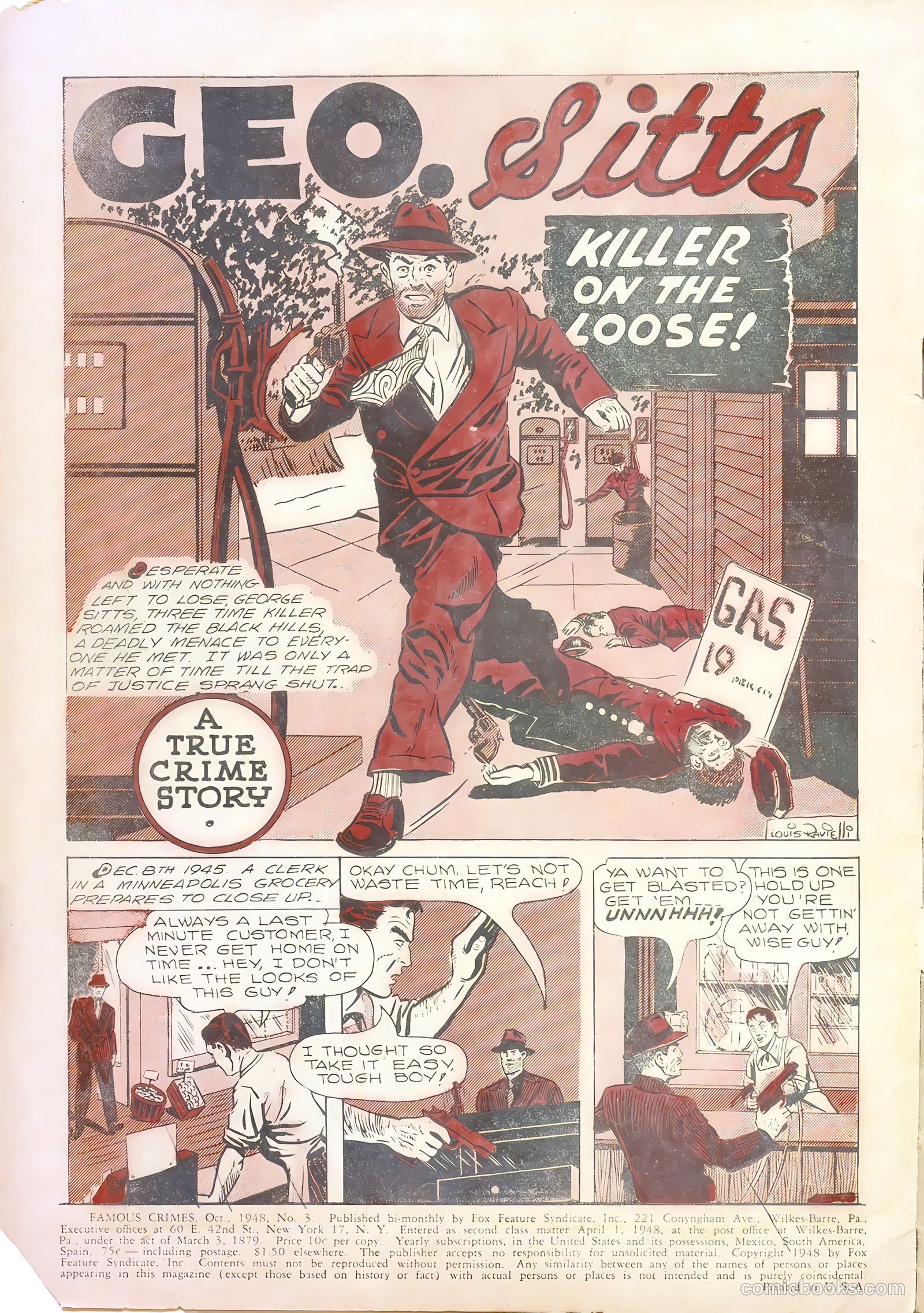 Famous Crimes #3 (1948) — page 2 of 36
