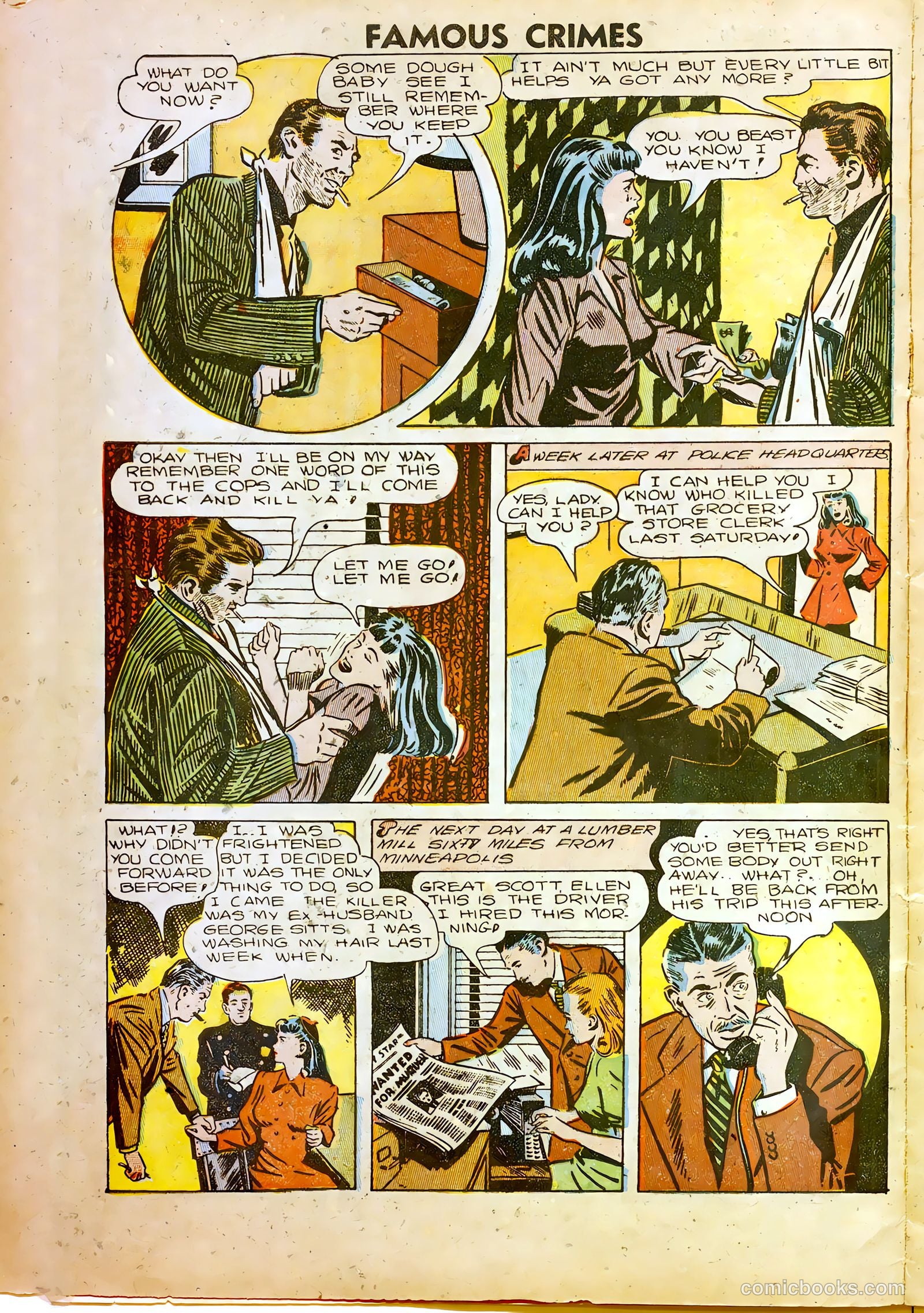 Famous Crimes #3 (1948) — page 4 of 36