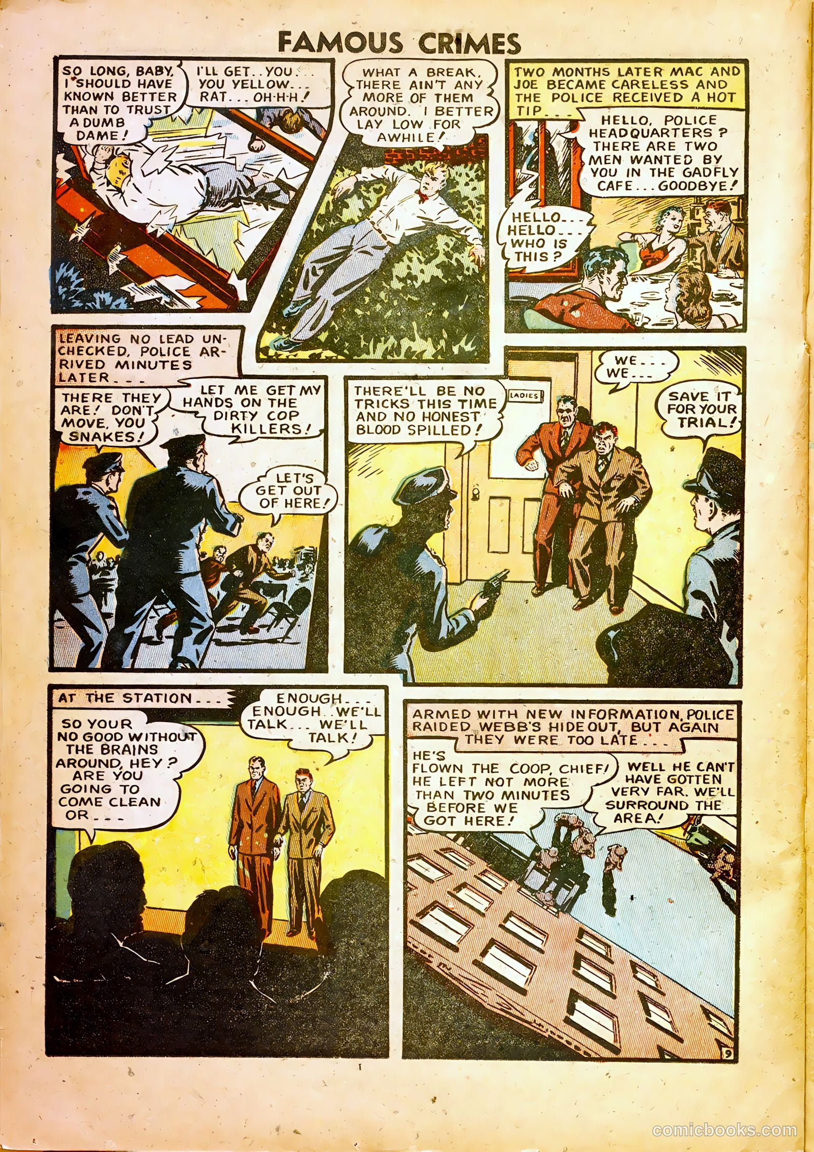Famous Crimes #3 (1948) — page 20 of 36