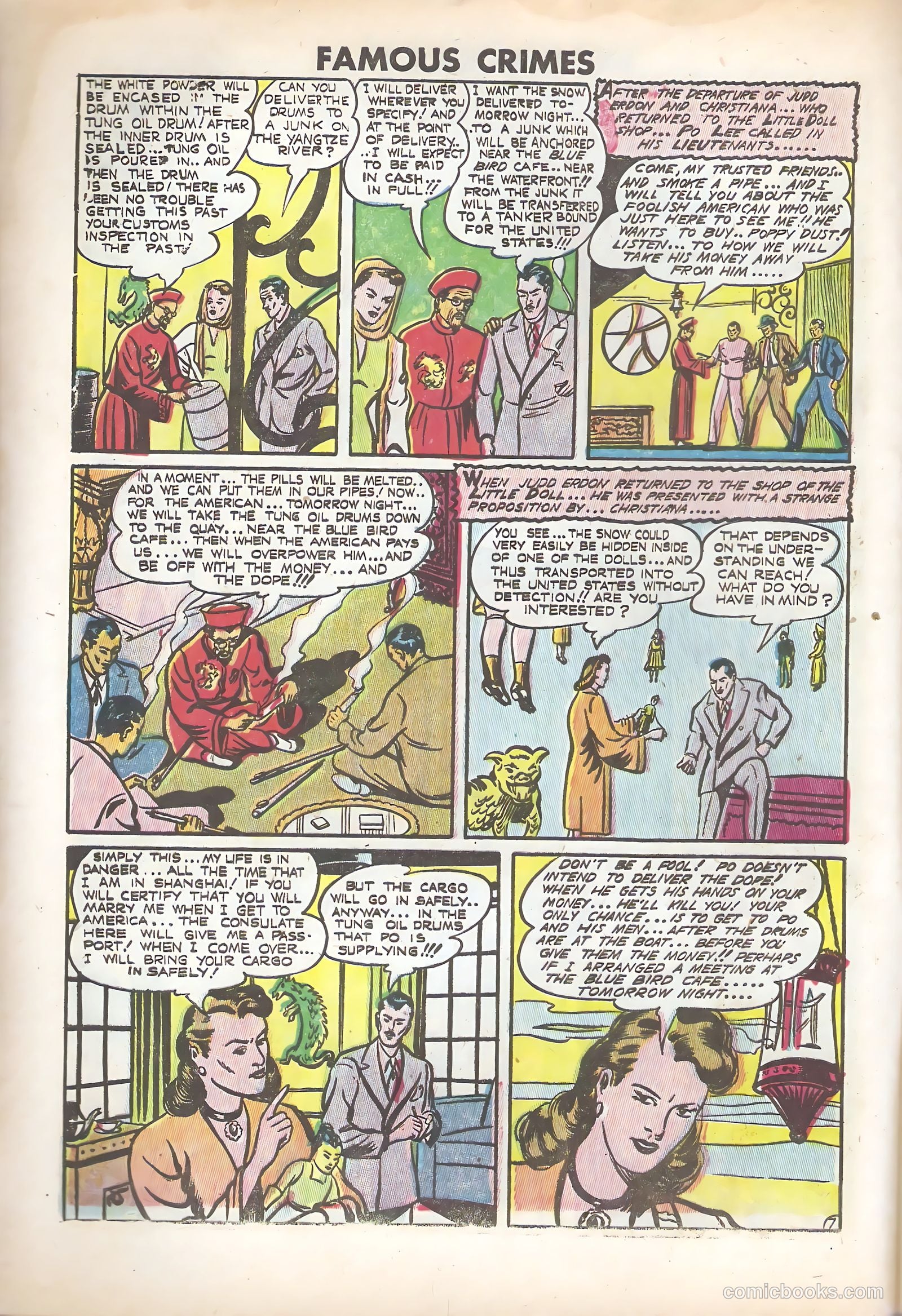 Famous Crimes #51 (1954) — page 8 of 36